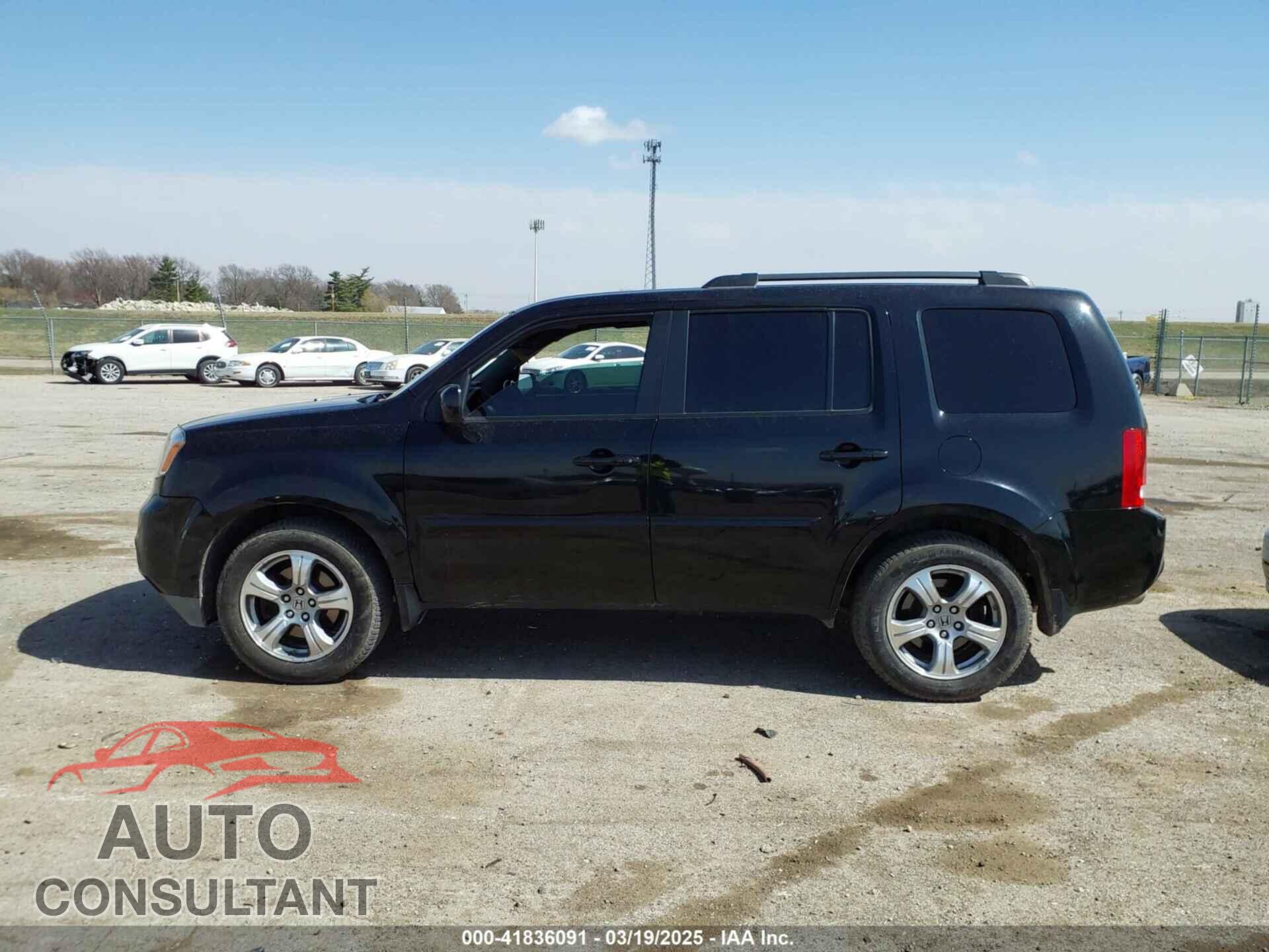 HONDA PILOT 2013 - 5FNYF4H54DB037357