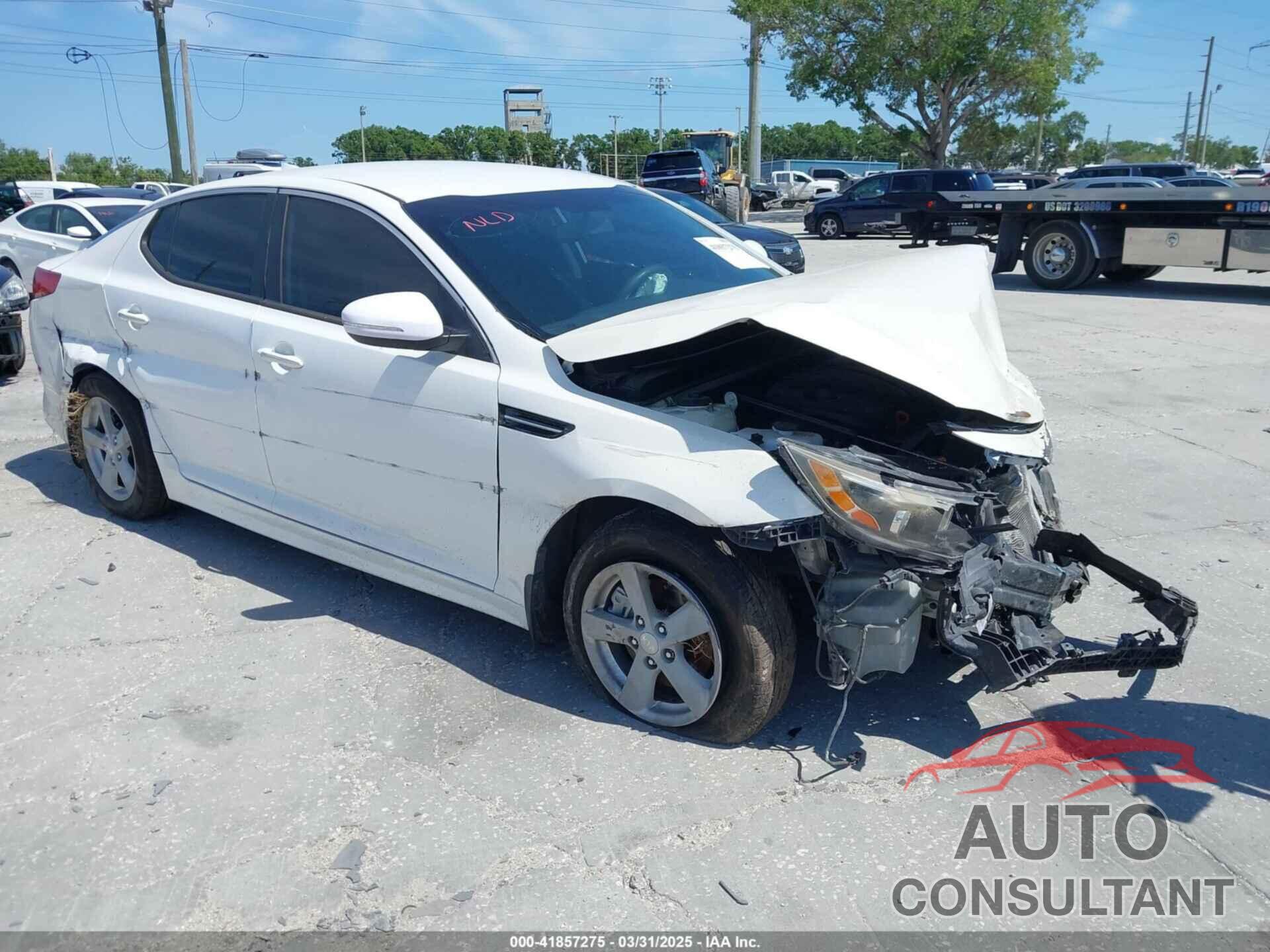 KIA OPTIMA 2015 - KNAGM4A79F5661217