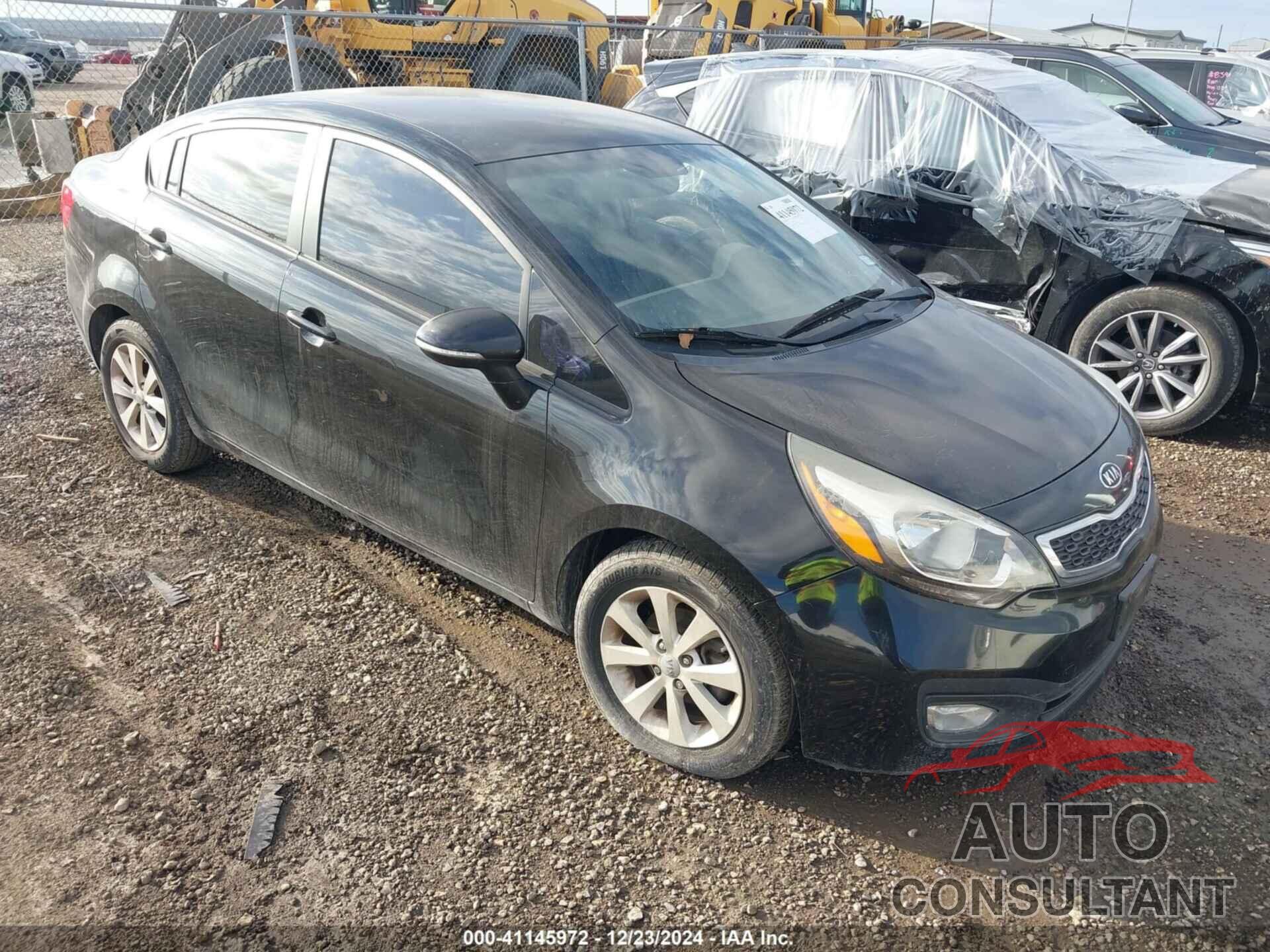 KIA RIO 2012 - KNADN4A37C6075103