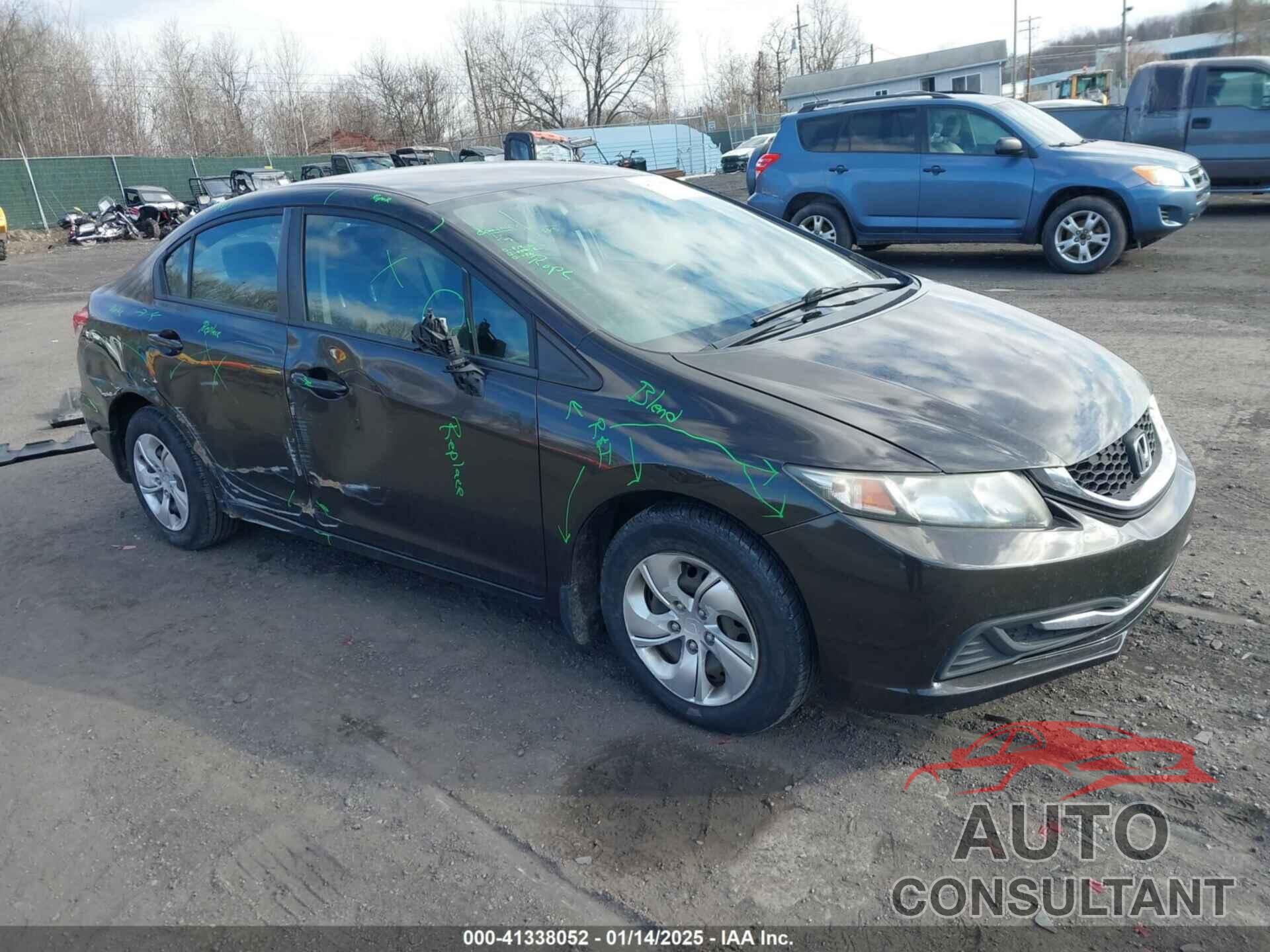 HONDA CIVIC 2013 - 19XFB2F53DE224069