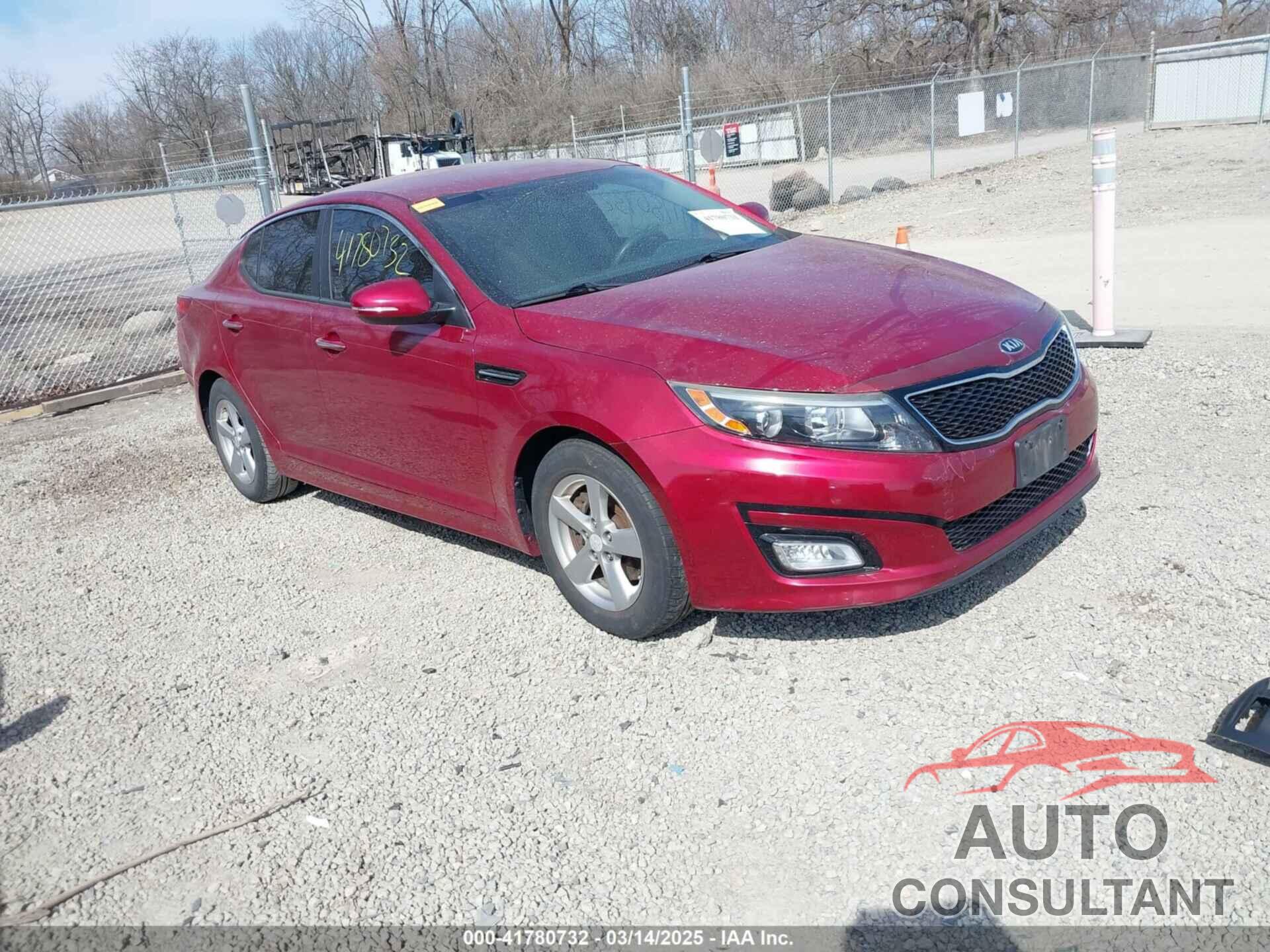 KIA OPTIMA 2014 - 5XXGM4A72EG325129