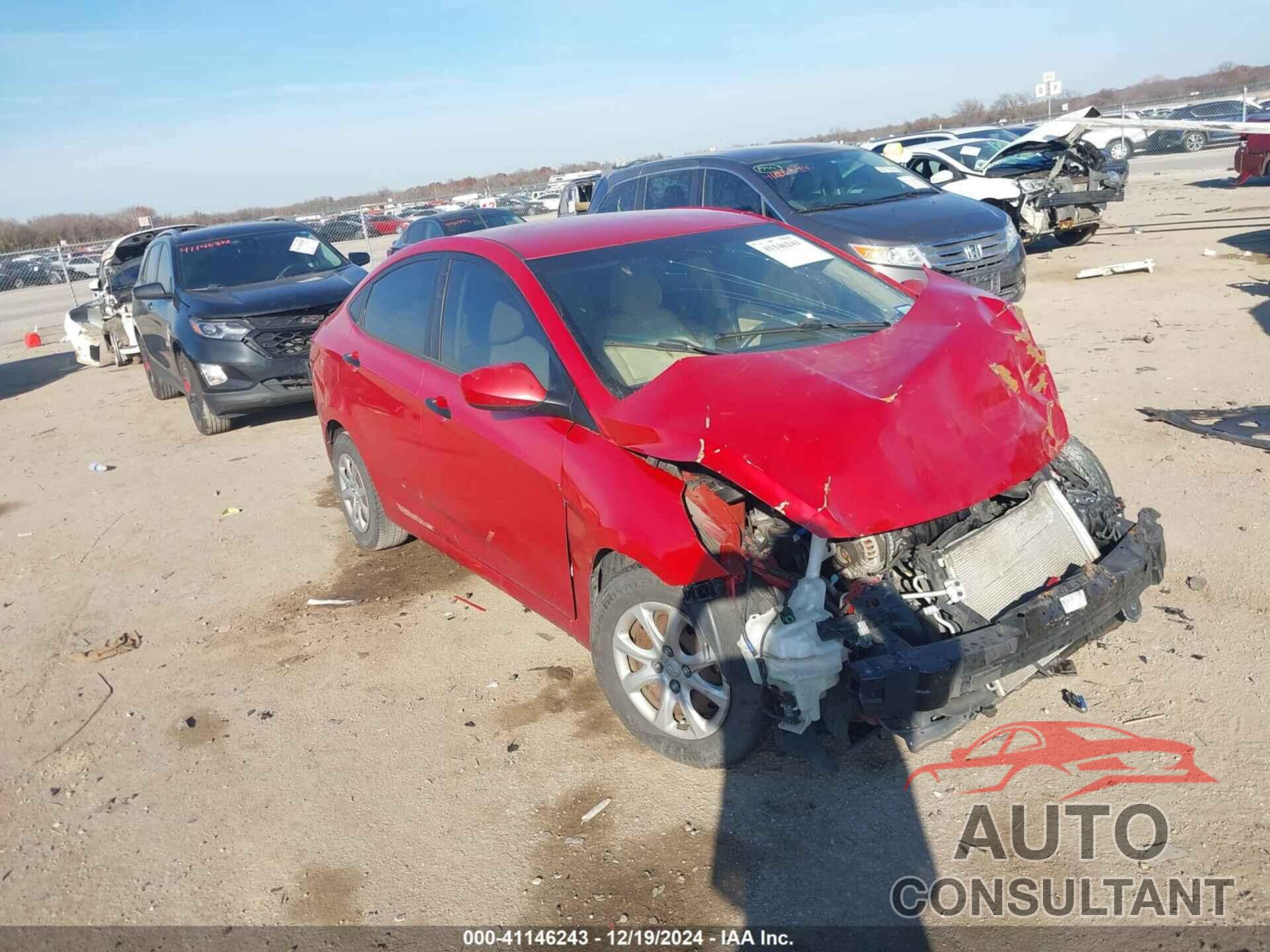 HYUNDAI ACCENT 2012 - KMHCT4AE0CU055322