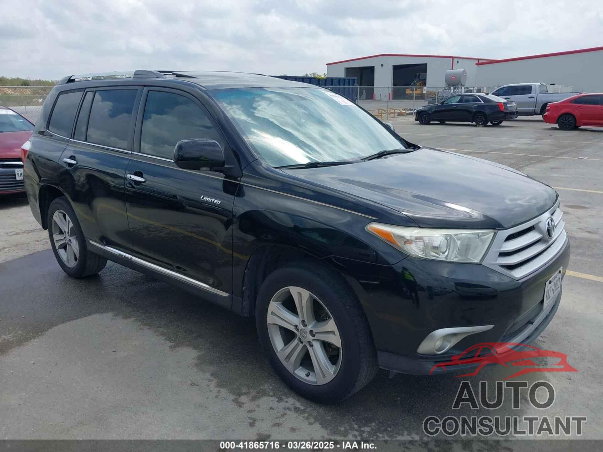 TOYOTA HIGHLANDER 2013 - 5TDYK3EH8DS120984