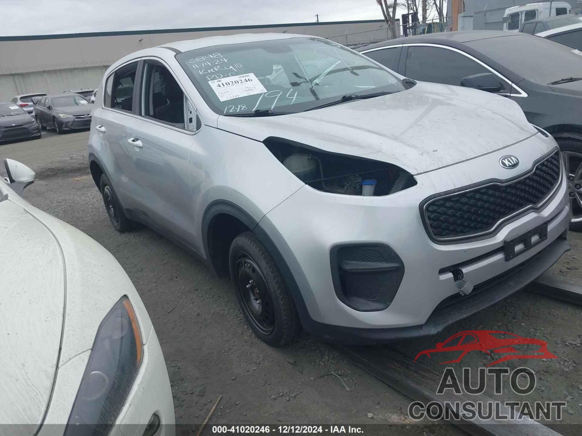 KIA SPORTAGE 2017 - KNDPM3AC5H7148189