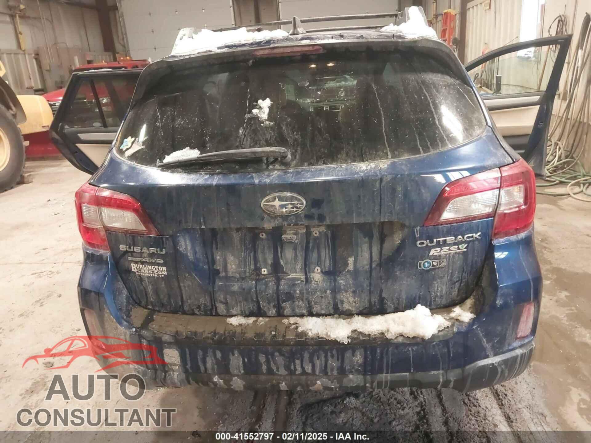 SUBARU OUTBACK 2017 - 4S4BSAFC8H3316486