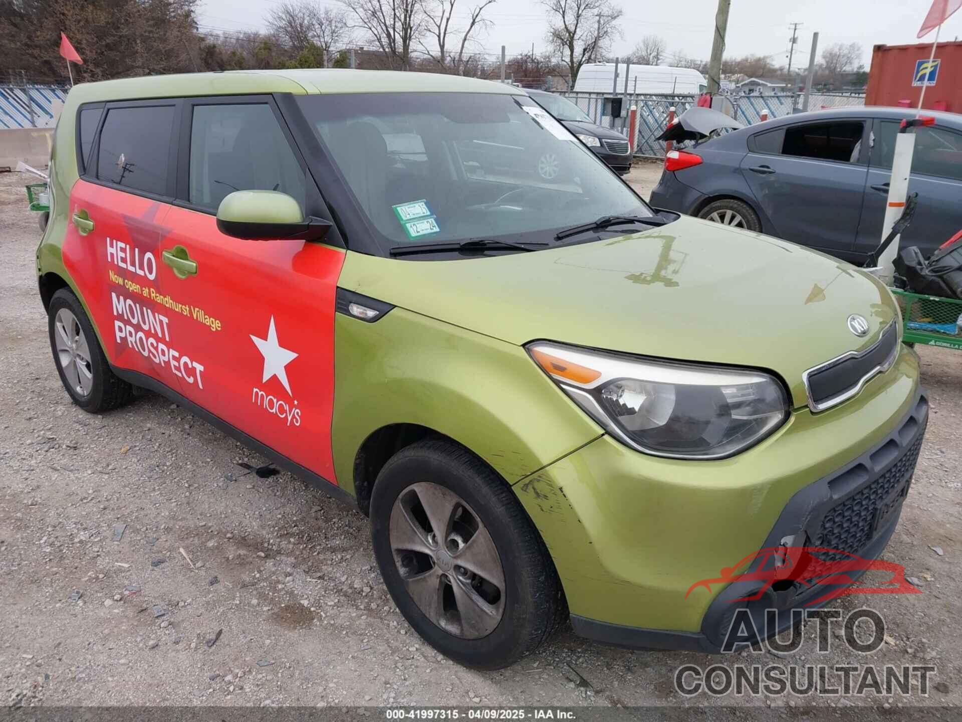 KIA SOUL 2014 - KNDJN2A22E7722473