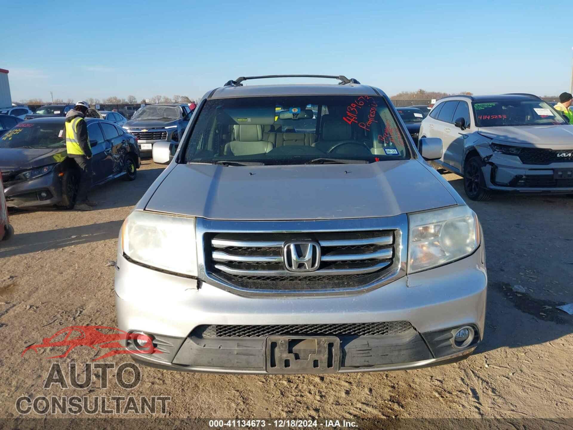 HONDA PILOT 2012 - 5FNYF3H57CB022263