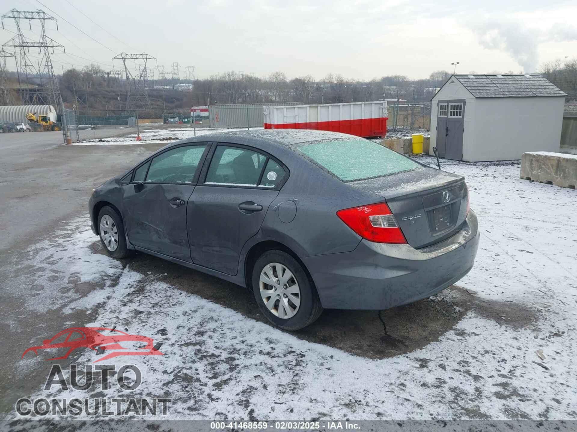 HONDA CIVIC 2012 - 19XFB2F54CE360175