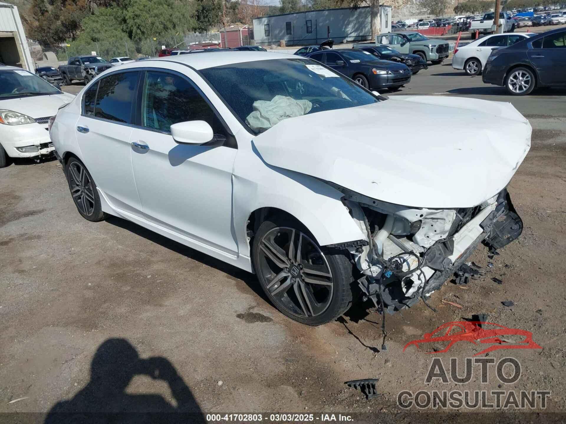 HONDA ACCORD 2017 - 1HGCR2F58HA308395