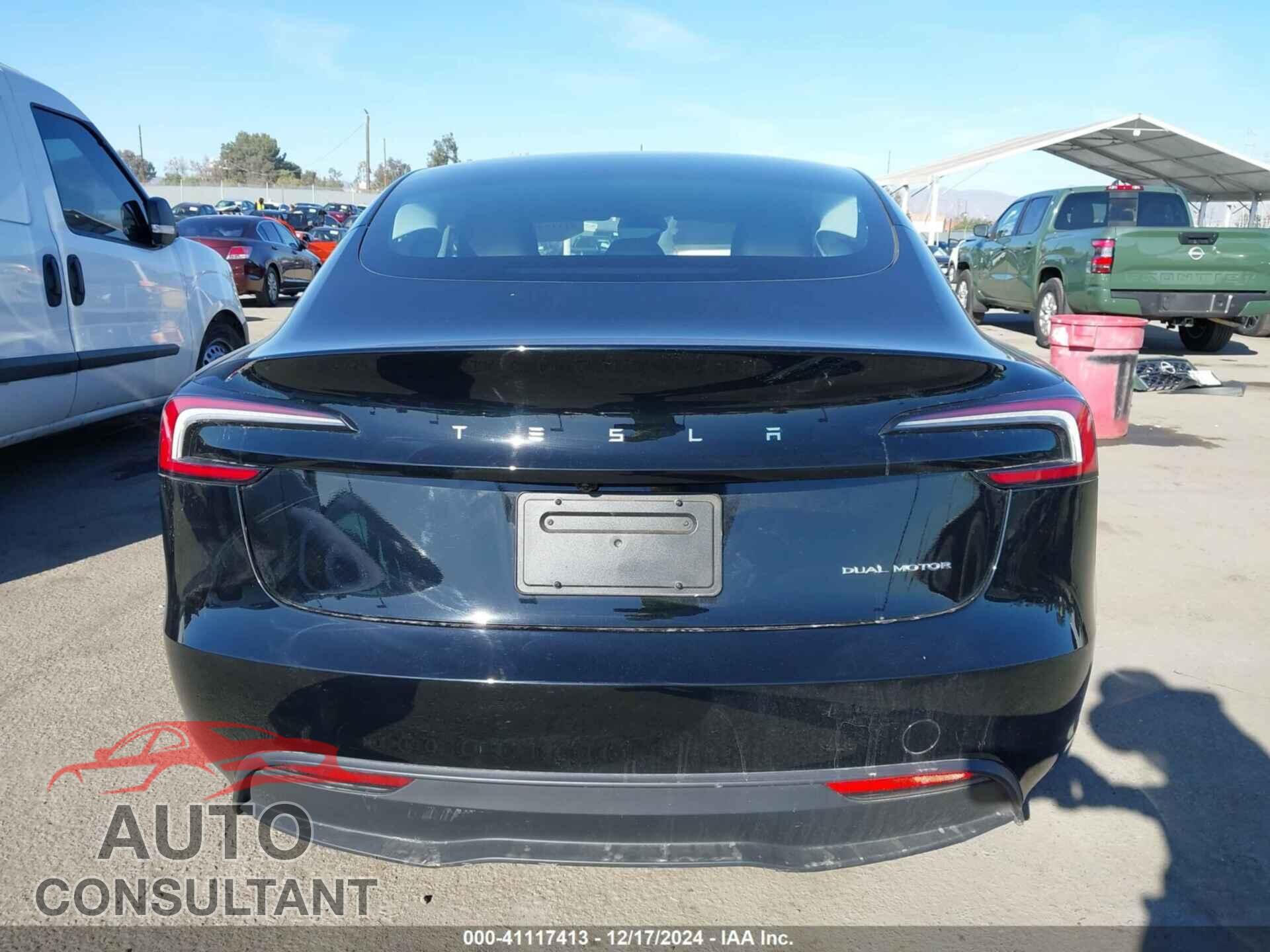 TESLA MODEL 3 2024 - 5YJ3E1EB4RF730796