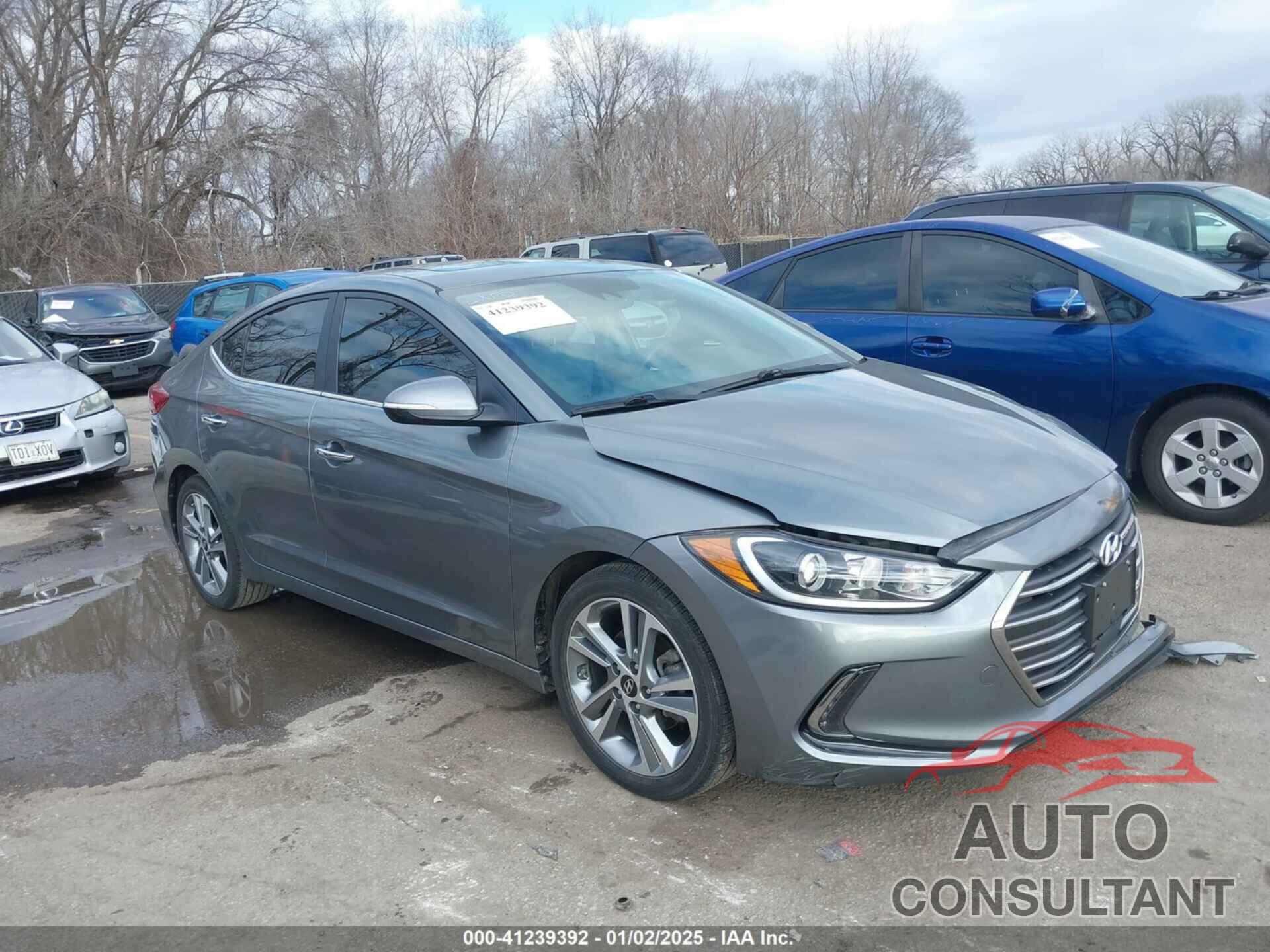 HYUNDAI ELANTRA 2017 - KMHD84LF1HU327363