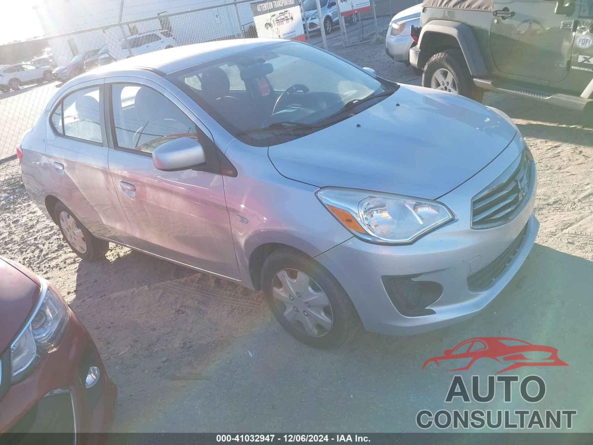 MITSUBISHI MIRAGE G4 2017 - ML32F3FJ7HHF15671