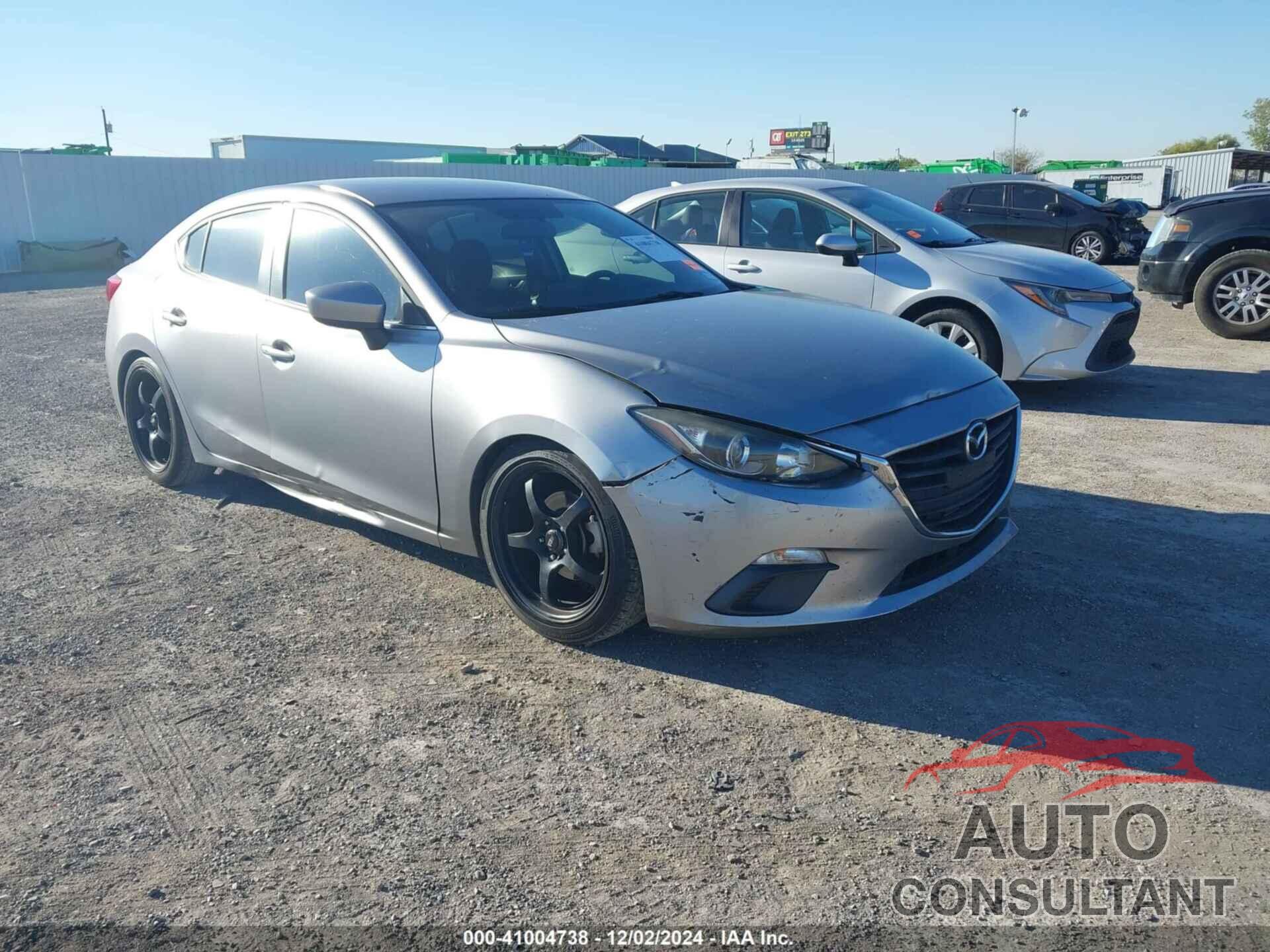 MAZDA MAZDA3 2014 - JM1BM1V72E1126838