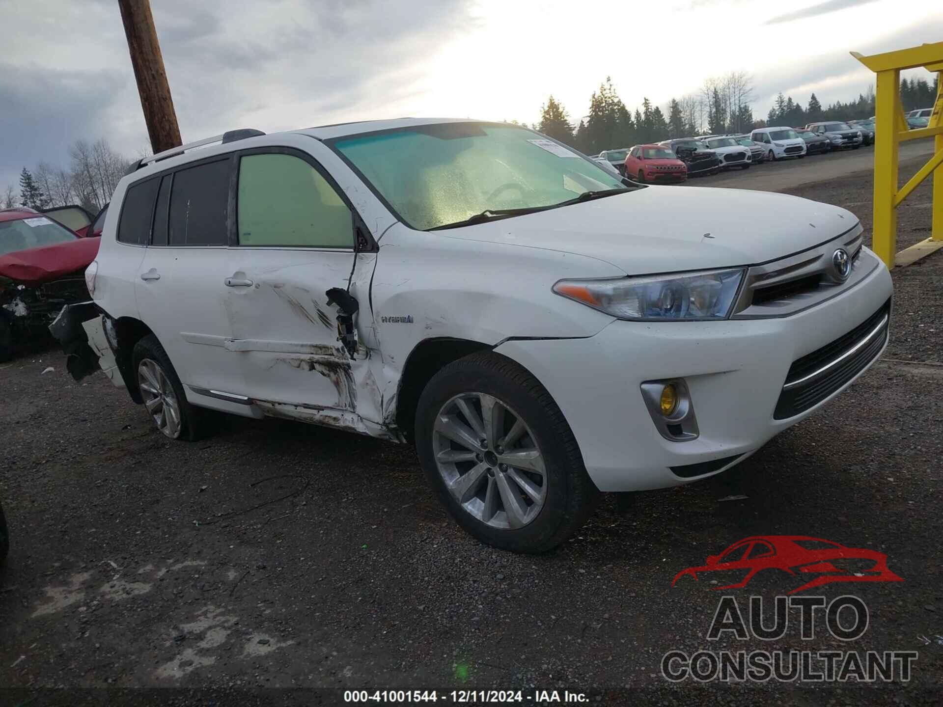 TOYOTA HIGHLANDER HYBRID 2013 - JTEDC3EH1D2015203