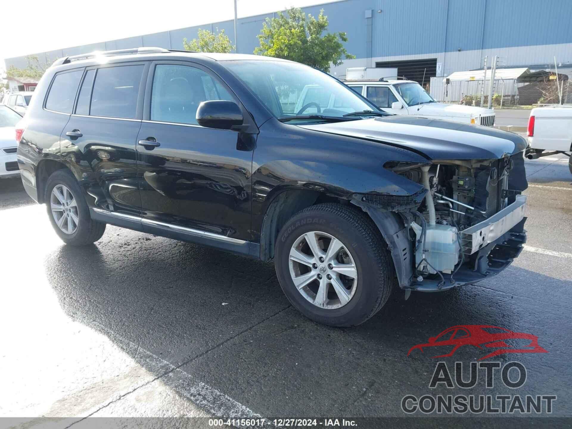 TOYOTA HIGHLANDER 2013 - 5TDBK3EH6DS267469