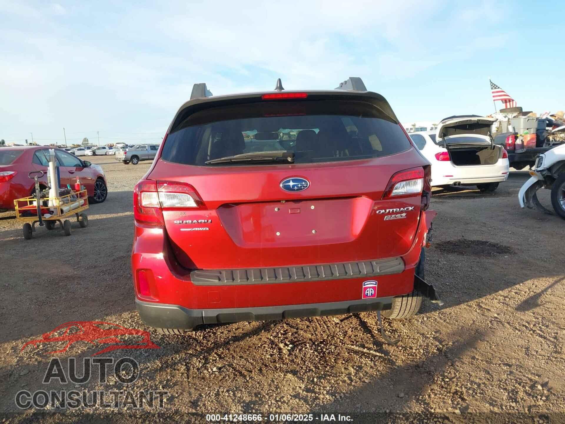 SUBARU OUTBACK 2017 - 4S4BSADC9H3325765