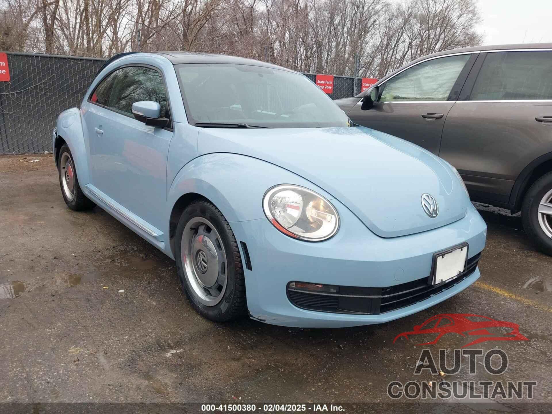 VOLKSWAGEN BEETLE 2012 - 3VWJX7AT9CM629059