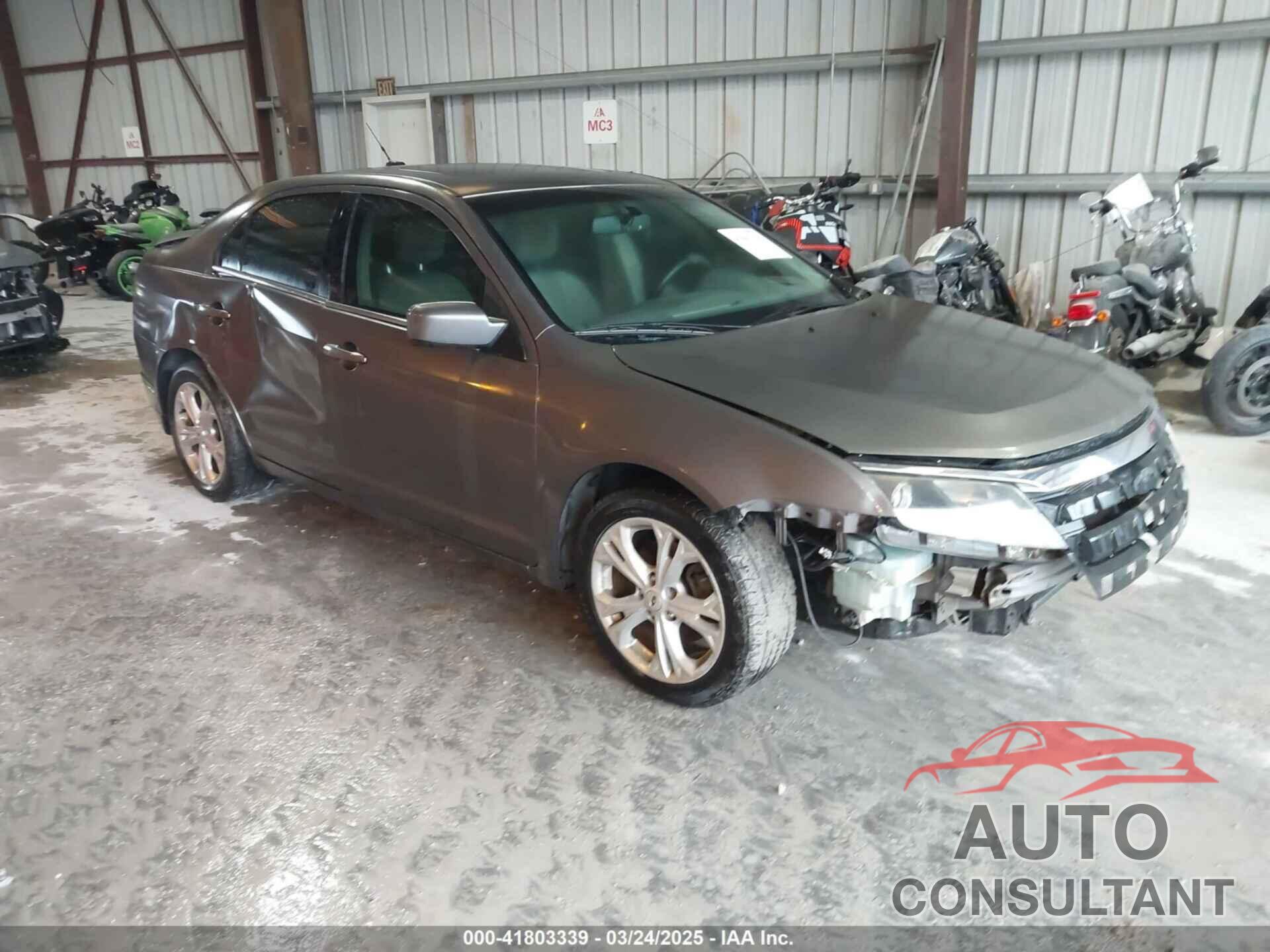 FORD FUSION 2012 - 3FAHP0HA9CR325249