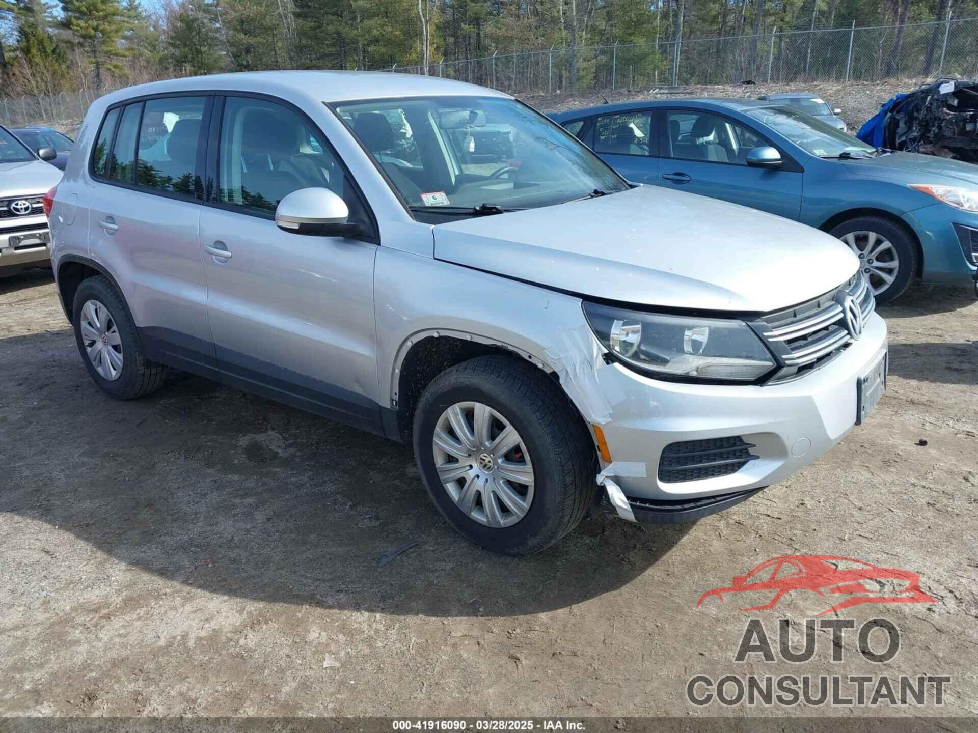 VOLKSWAGEN TIGUAN 2012 - WVGCV7AX6CW589605