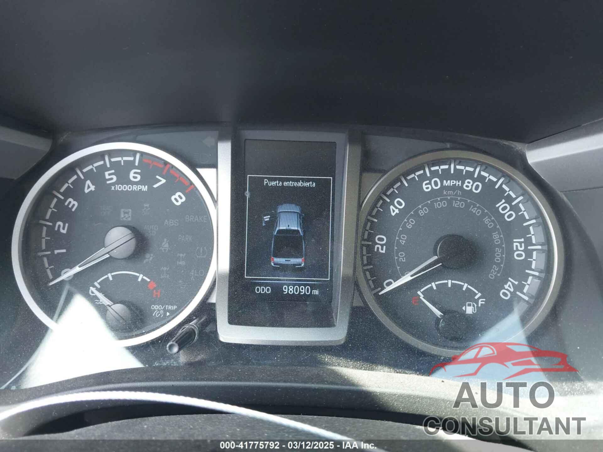 TOYOTA TACOMA 2021 - 3TMAZ5CN8MM150620