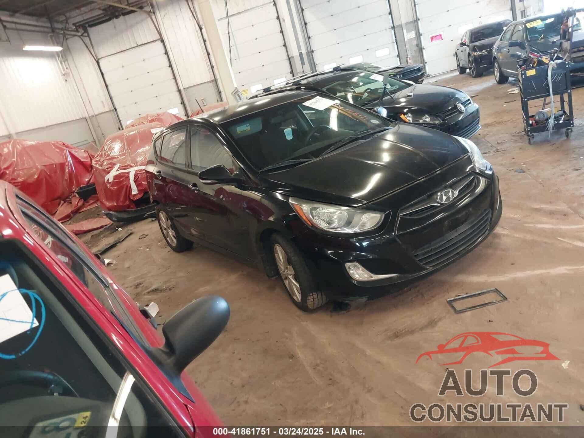 HYUNDAI ACCENT 2013 - KMHCU5AE6DU079726