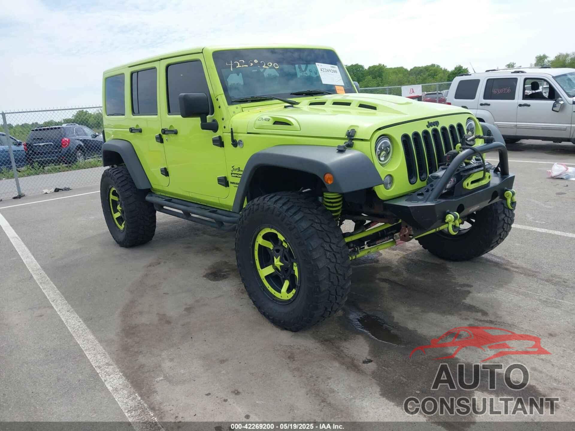 JEEP WRANGLER UNLIMITED 2017 - 1C4BJWDG8HL510347