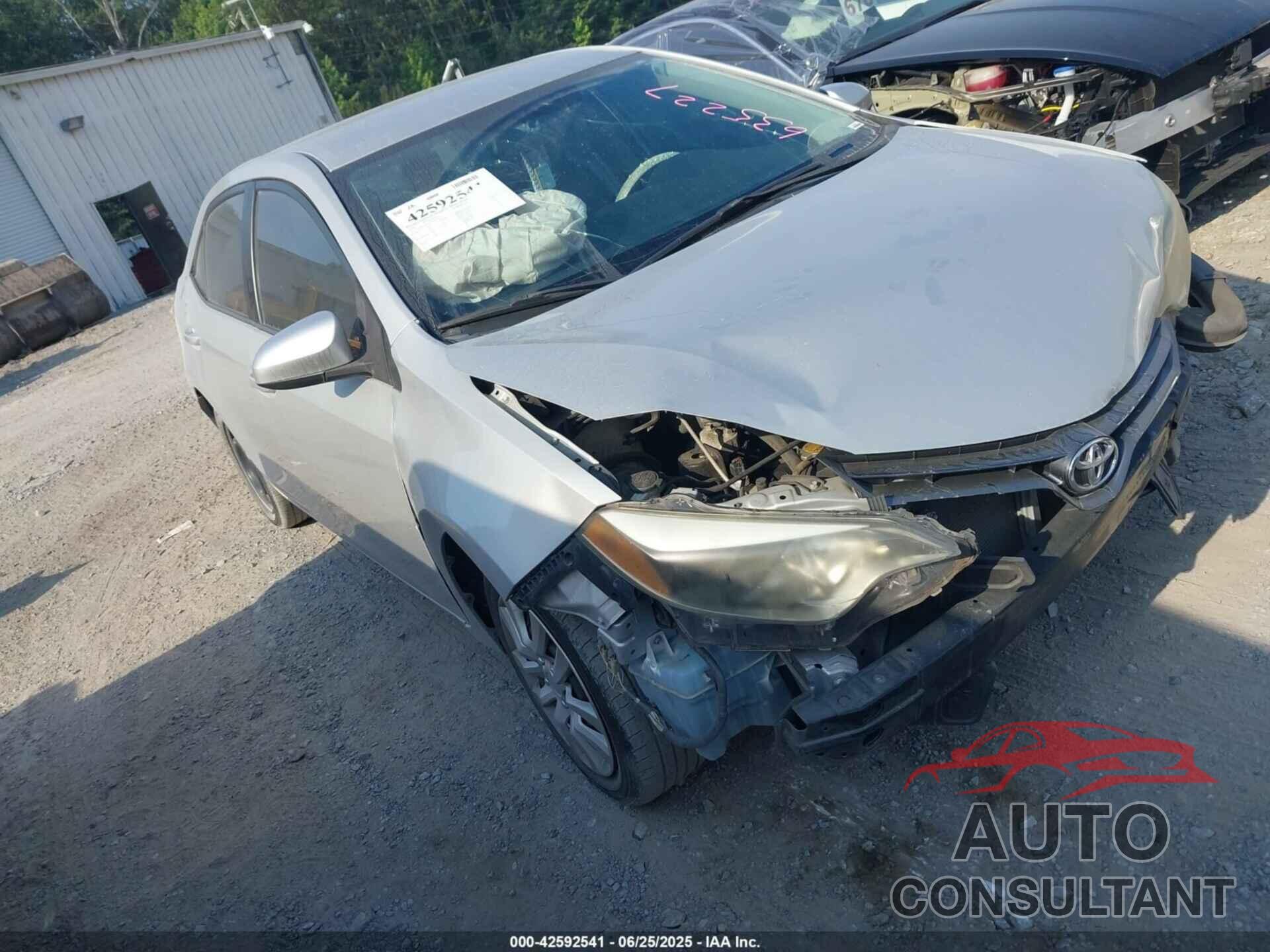 TOYOTA COROLLA 2016 - 2T1BURHEXGC635227