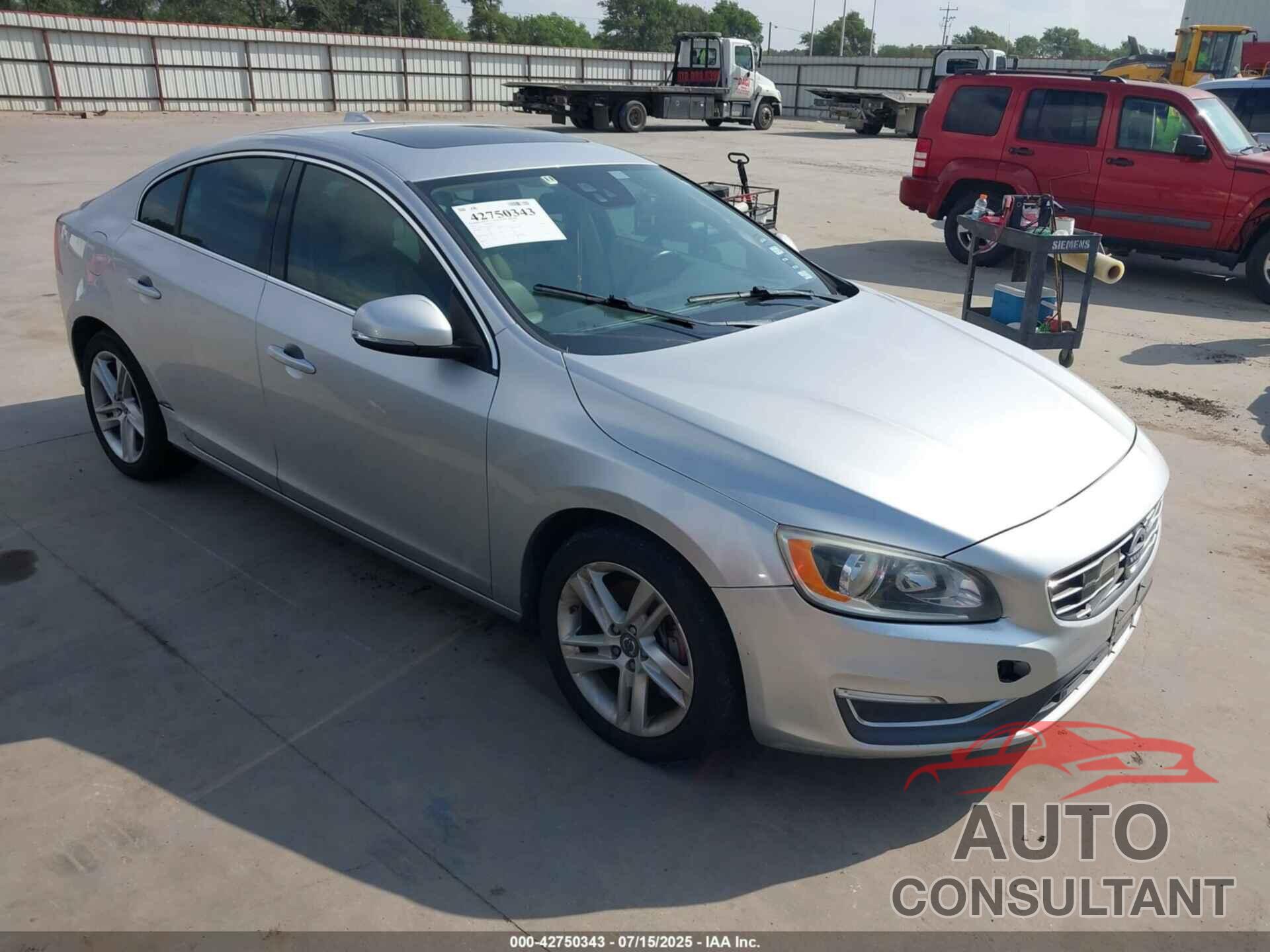VOLVO S60 2014 - YV1612FS1E1291373