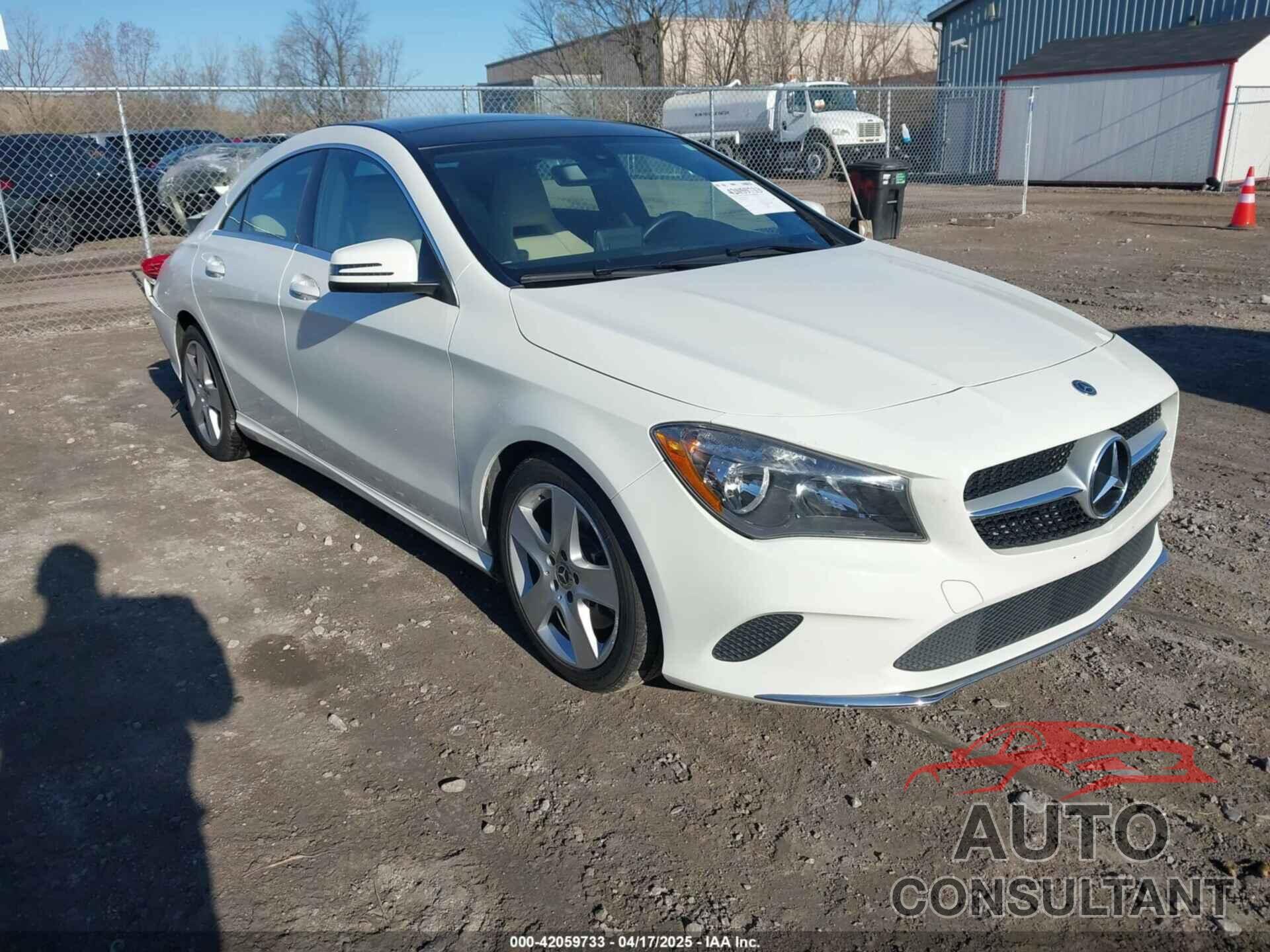 MERCEDES-BENZ CLA 250 2018 - WDDSJ4GB8JN614616