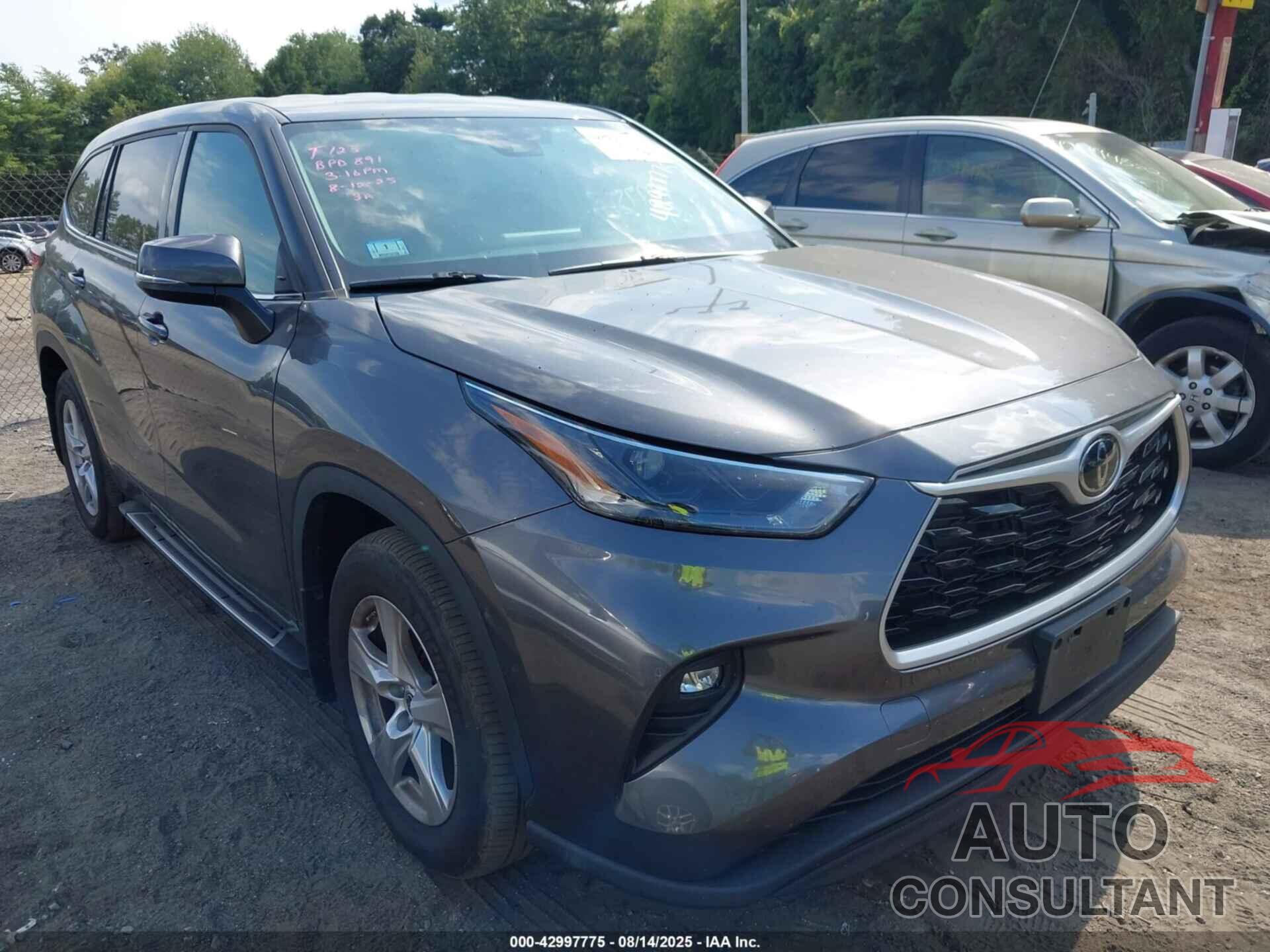 TOYOTA HIGHLANDER 2022 - 5TDBZRBH4NS562039