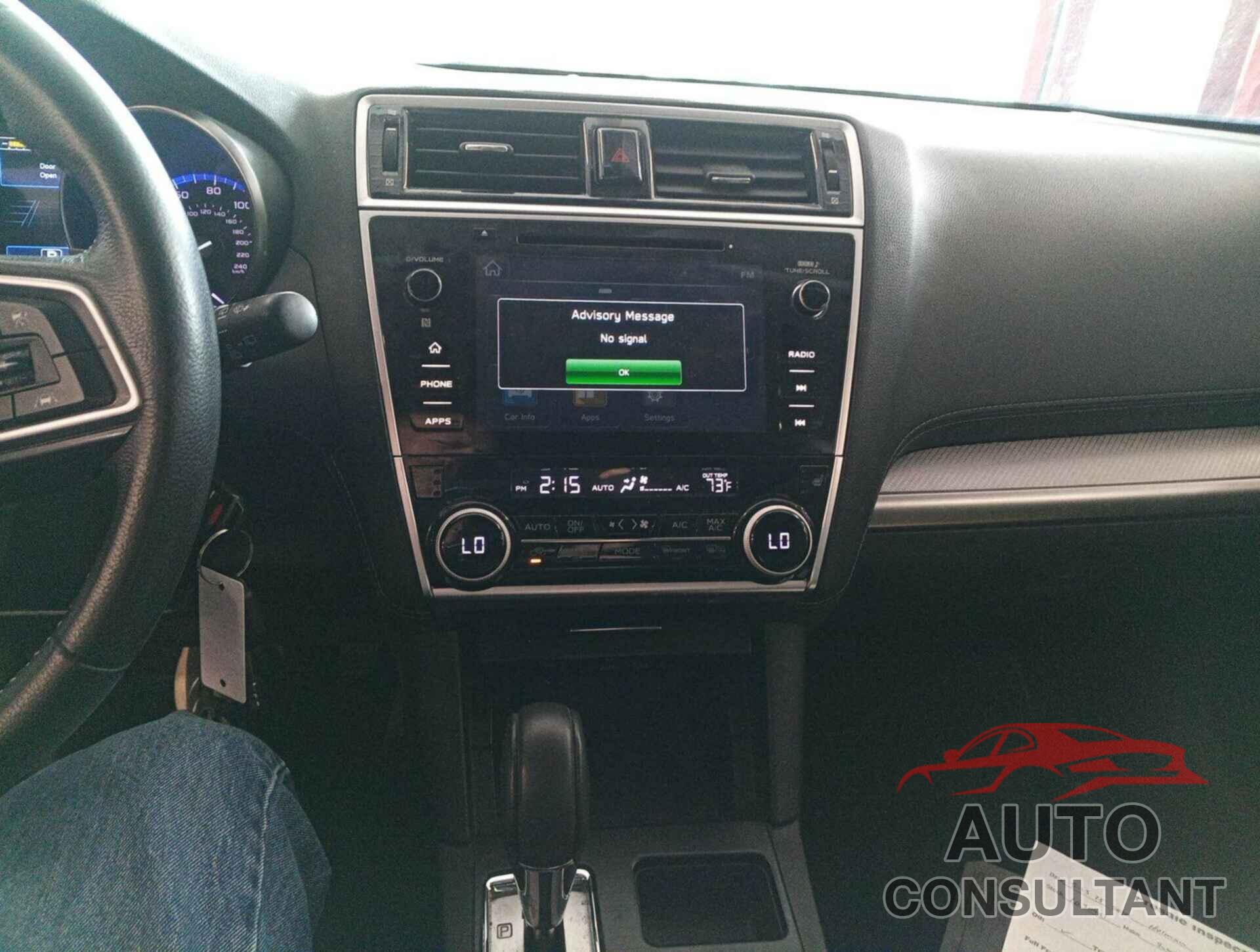 SUBARU OUTBACK 2018 - 4S4BSAFC9J3249516