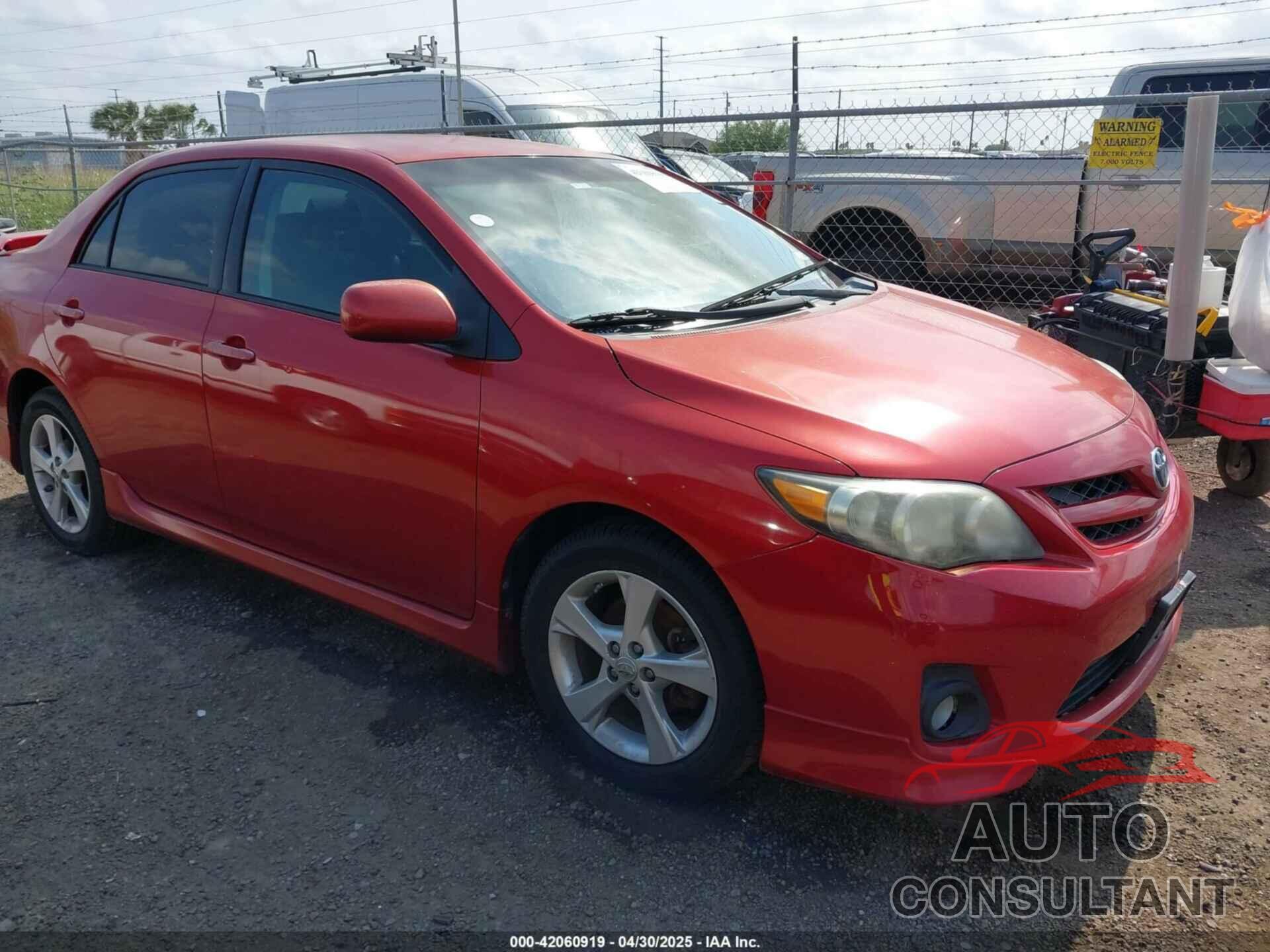 TOYOTA COROLLA 2013 - 5YFBU4EE4DP207480