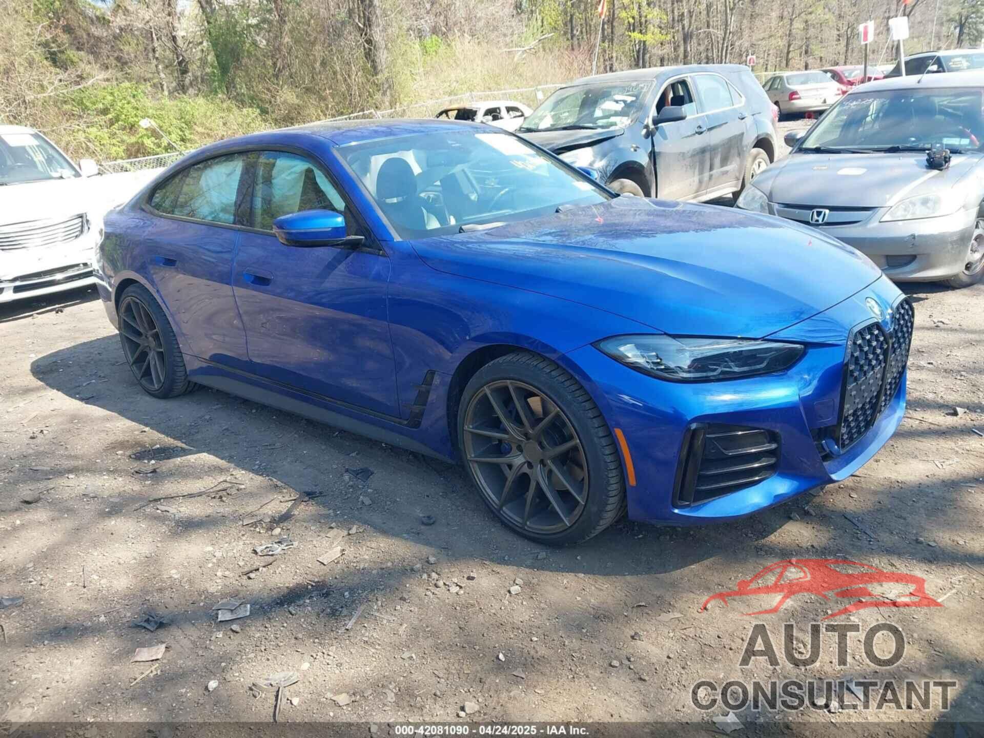 BMW 430I GRAN COUPE 2022 - WBA63AV08NFM01605