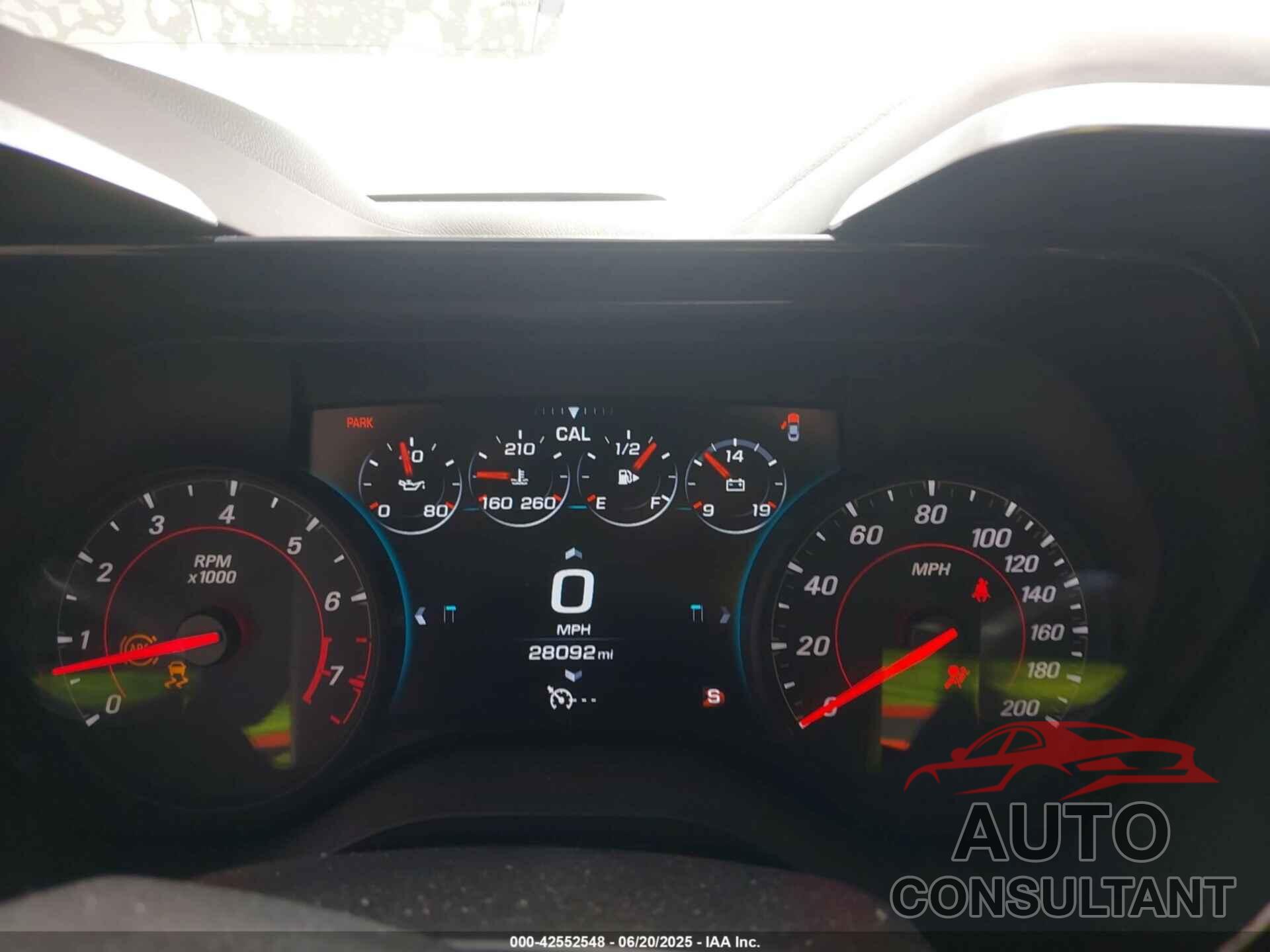 CHEVROLET CAMARO 2017 - 1G1FE1R77H0119878