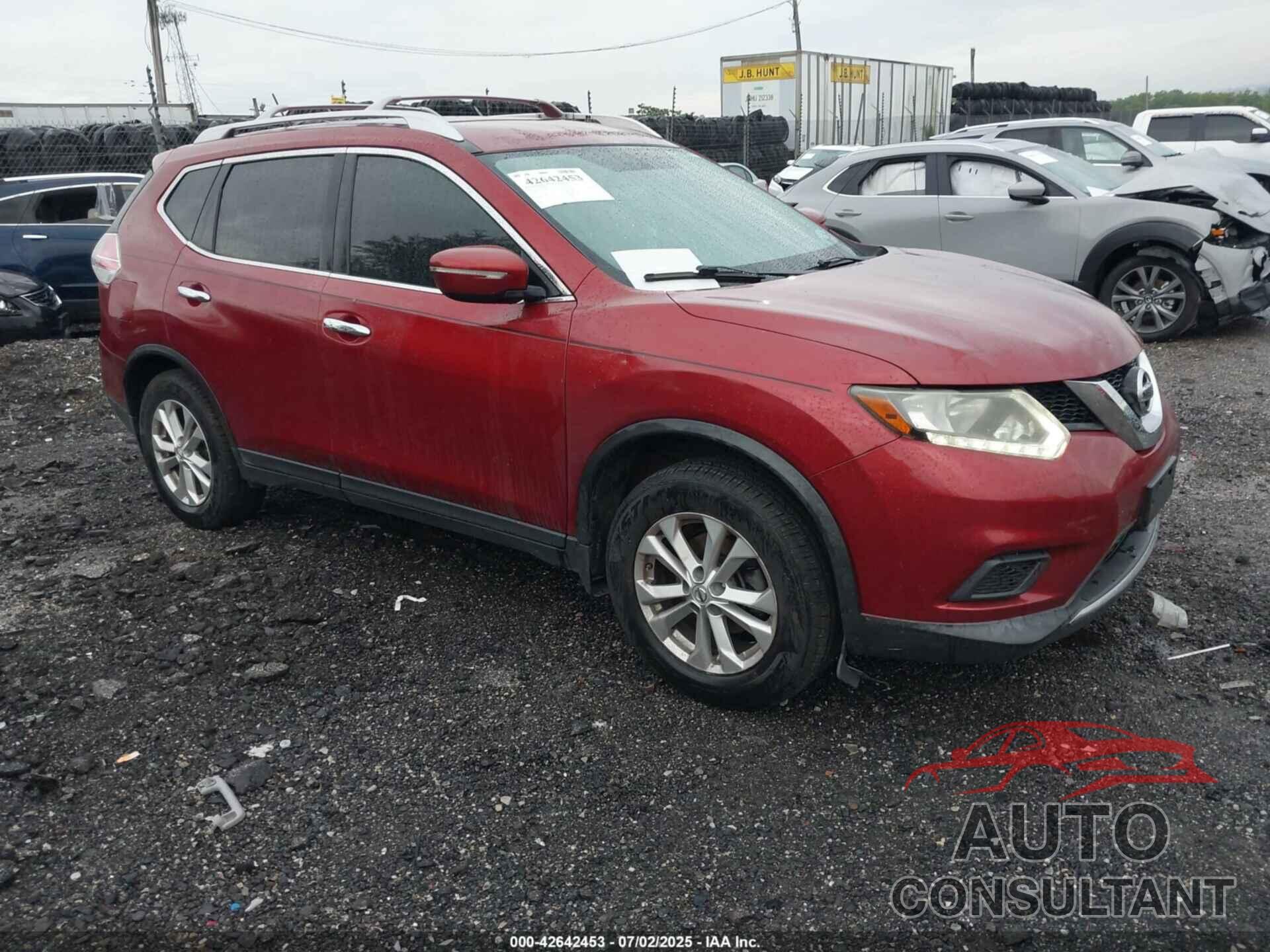 NISSAN ROGUE 2015 - KNMAT2MT0FP551184