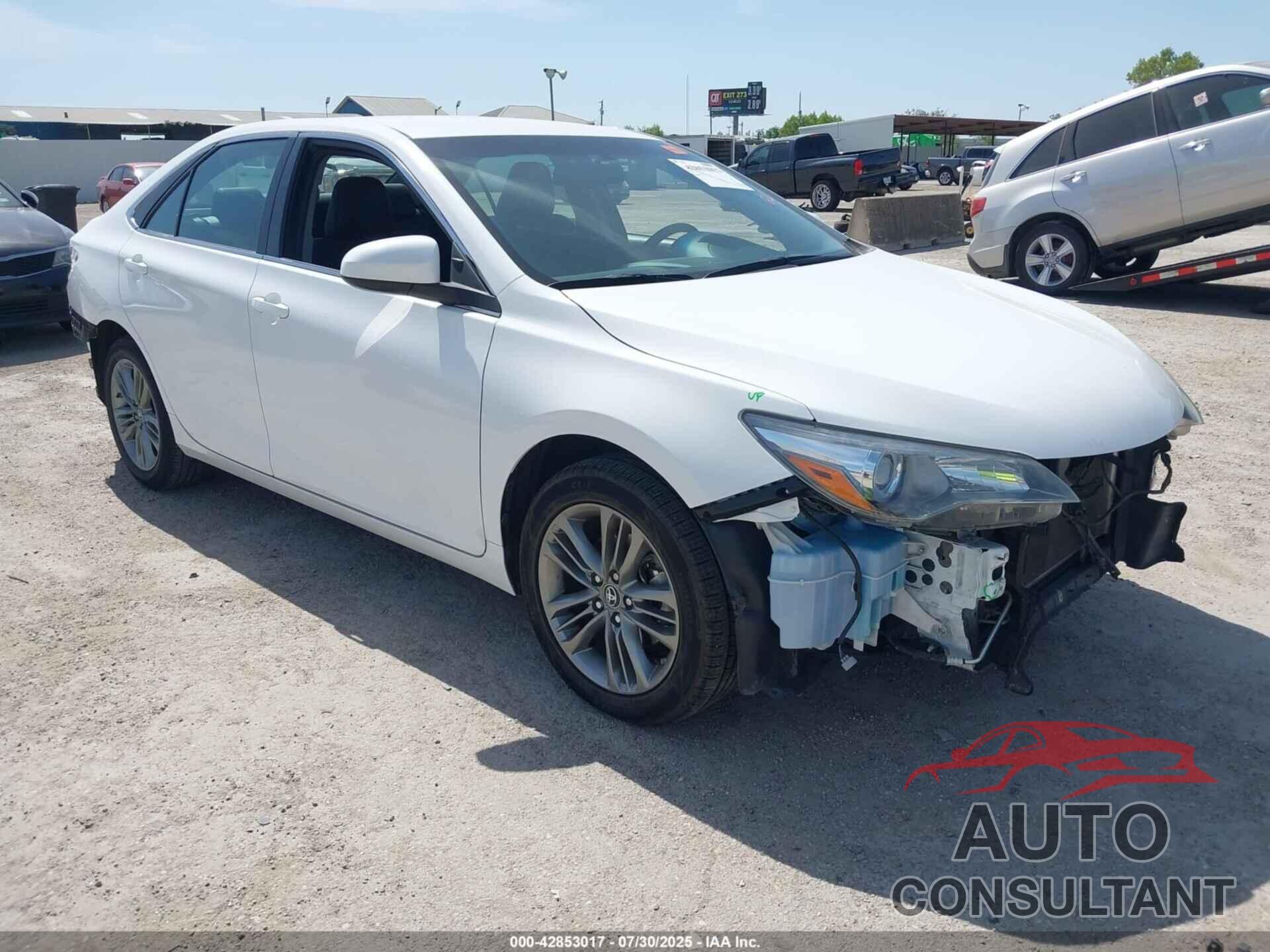 TOYOTA CAMRY 2016 - 4T1BF1FK9GU610015
