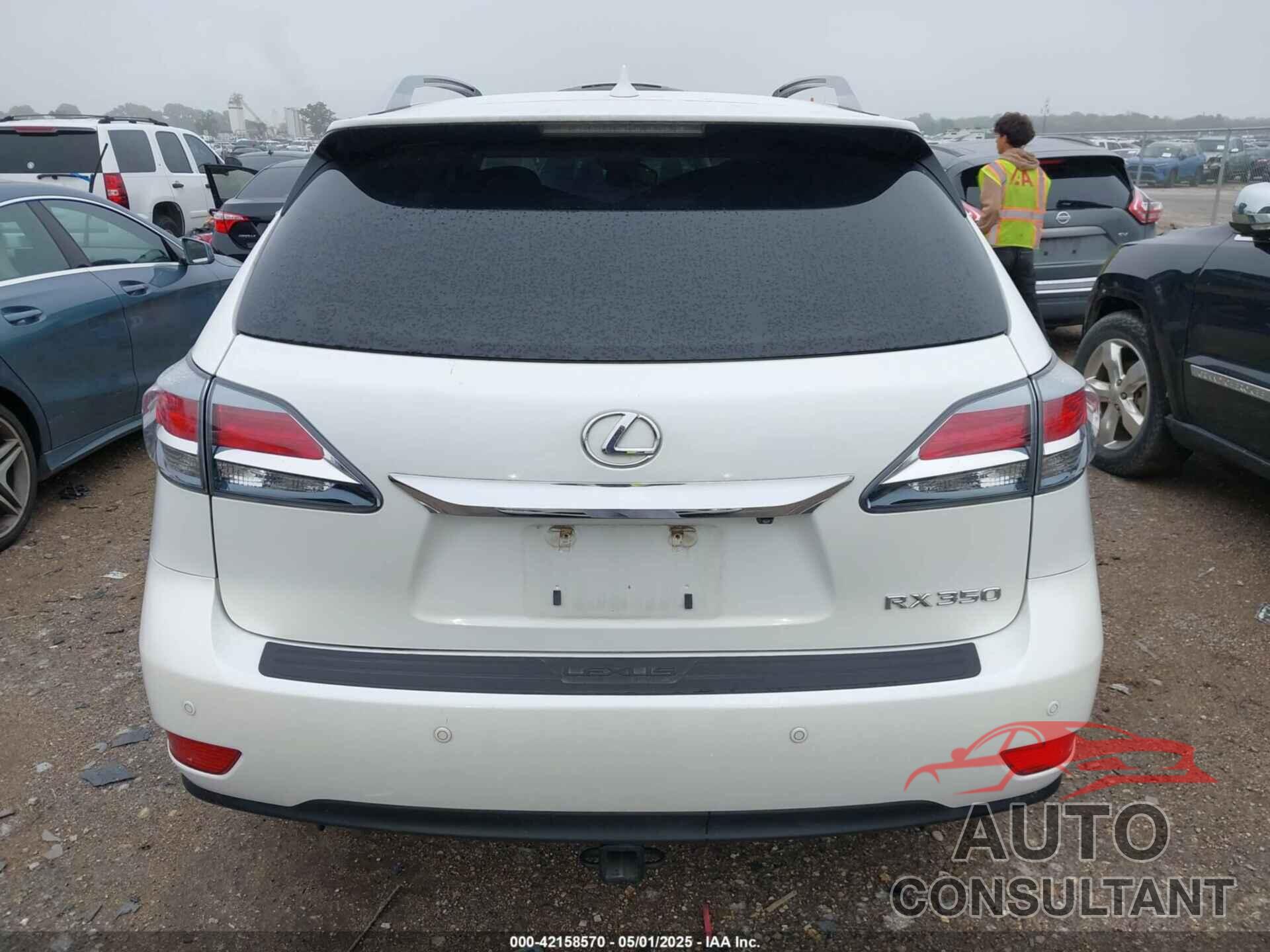 LEXUS RX 350 2014 - JTJZK1BA0E2011201