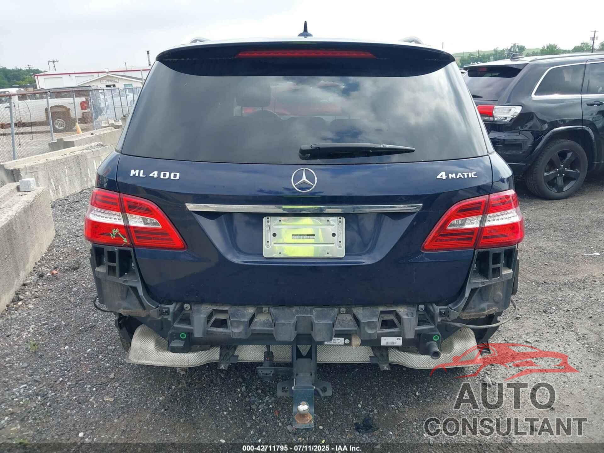 MERCEDES-BENZ ML 400 2015 - 4JGDA5GB3FA460383
