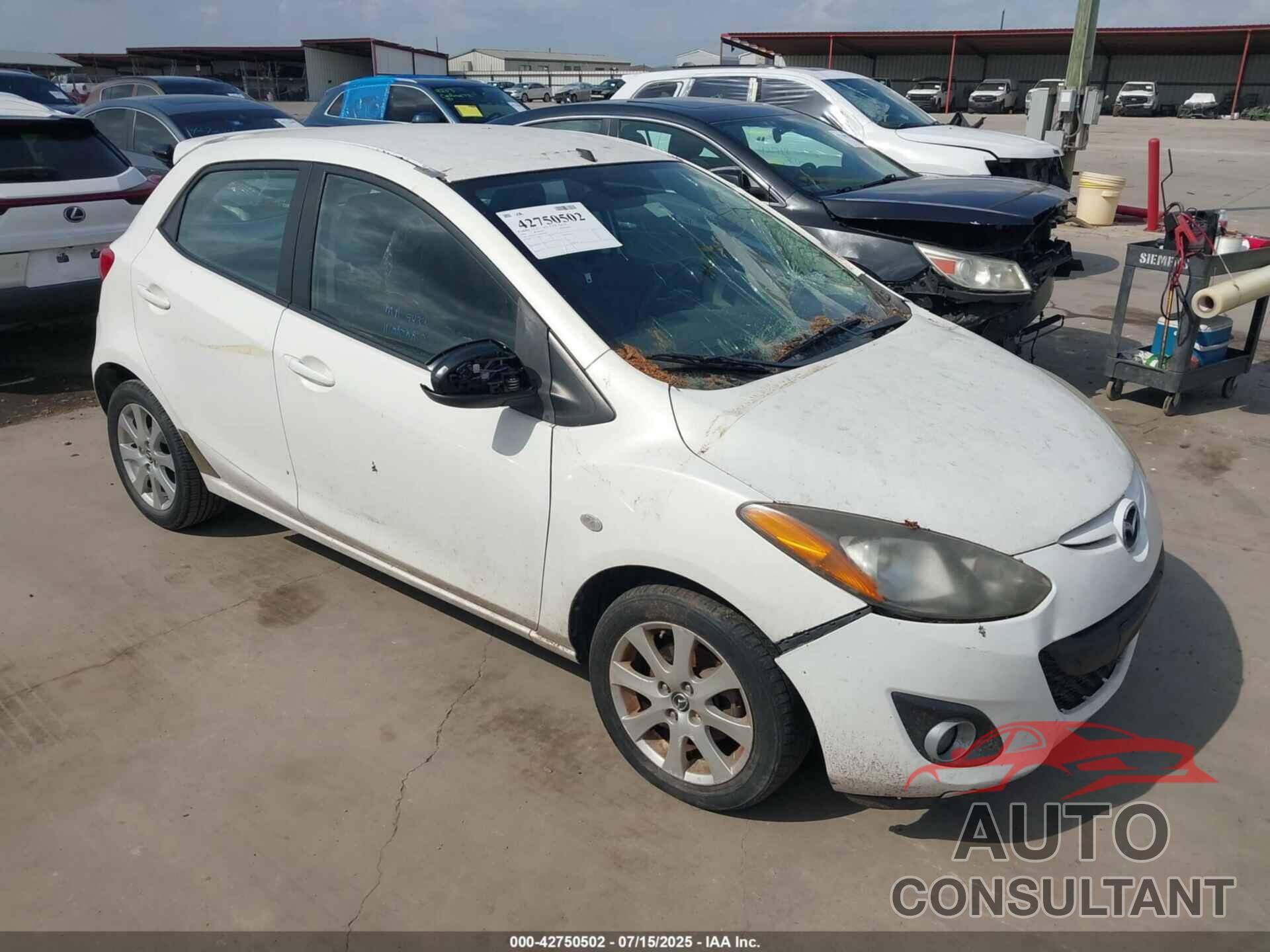 MAZDA MAZDA2 2013 - JM1DE1LY1D0160324