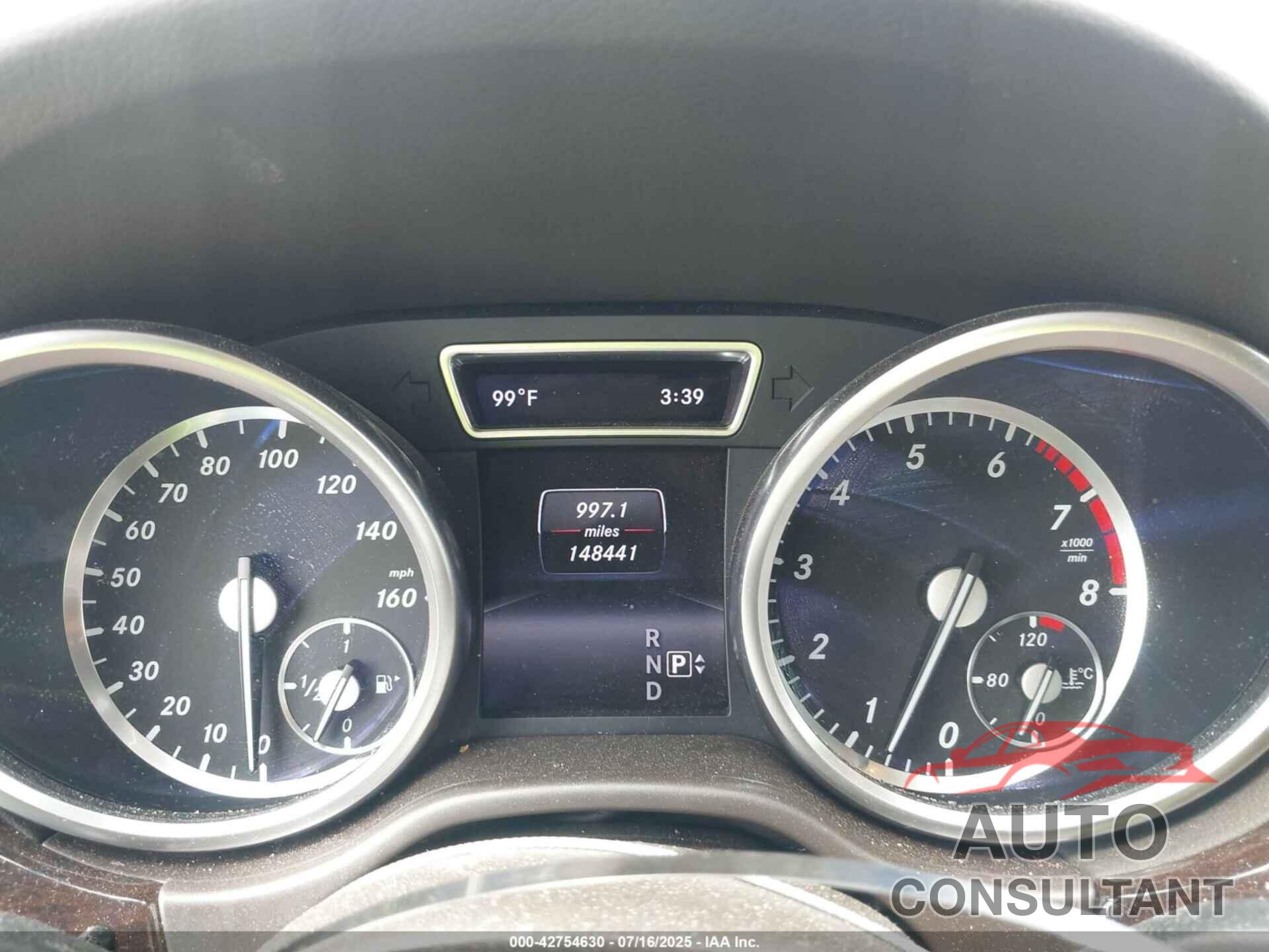 MERCEDES-BENZ ML 350 2014 - 4JGDA5HB8EA271709