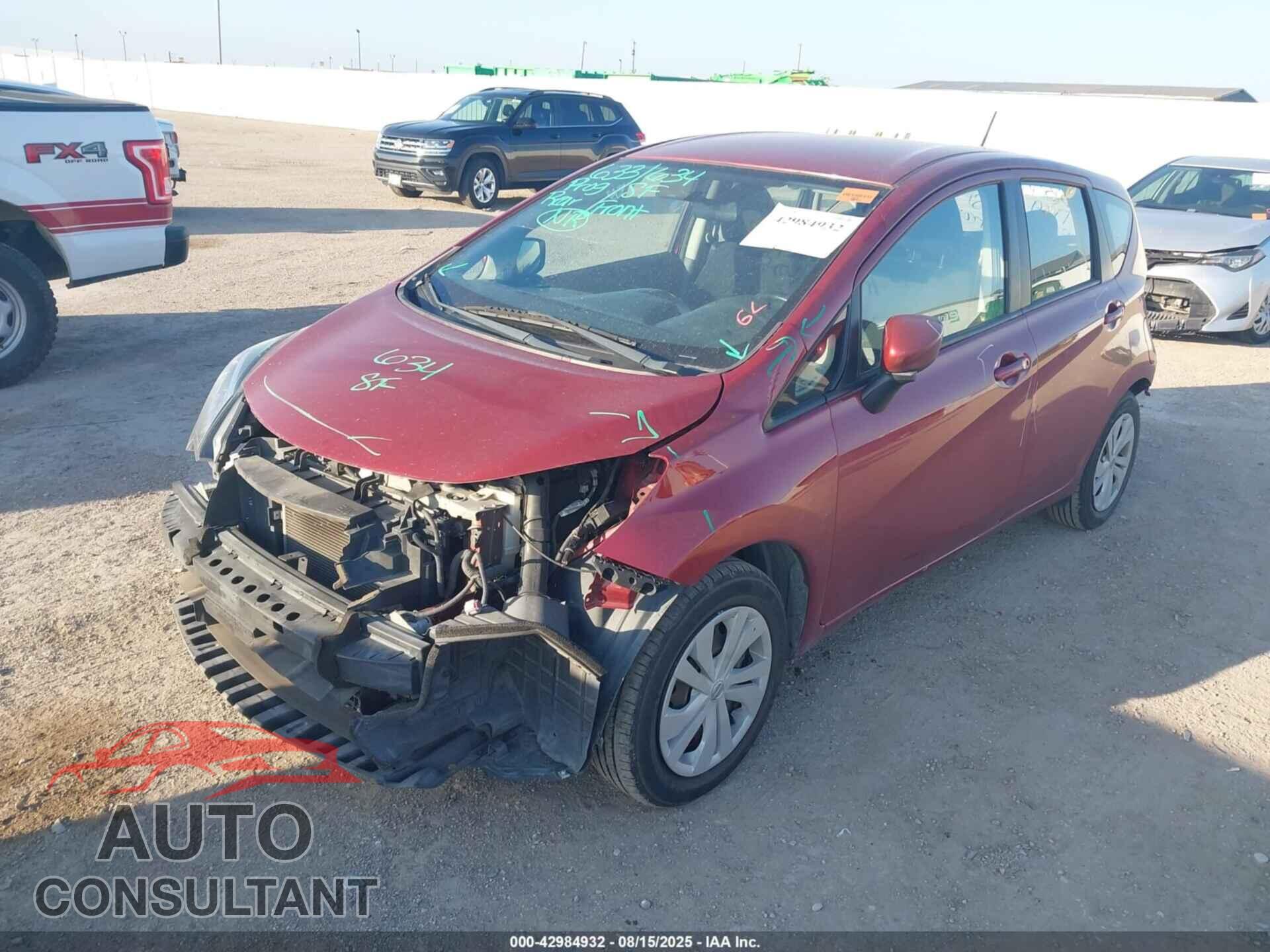 NISSAN VERSA NOTE 2017 - 3N1CE2CP3HL373604