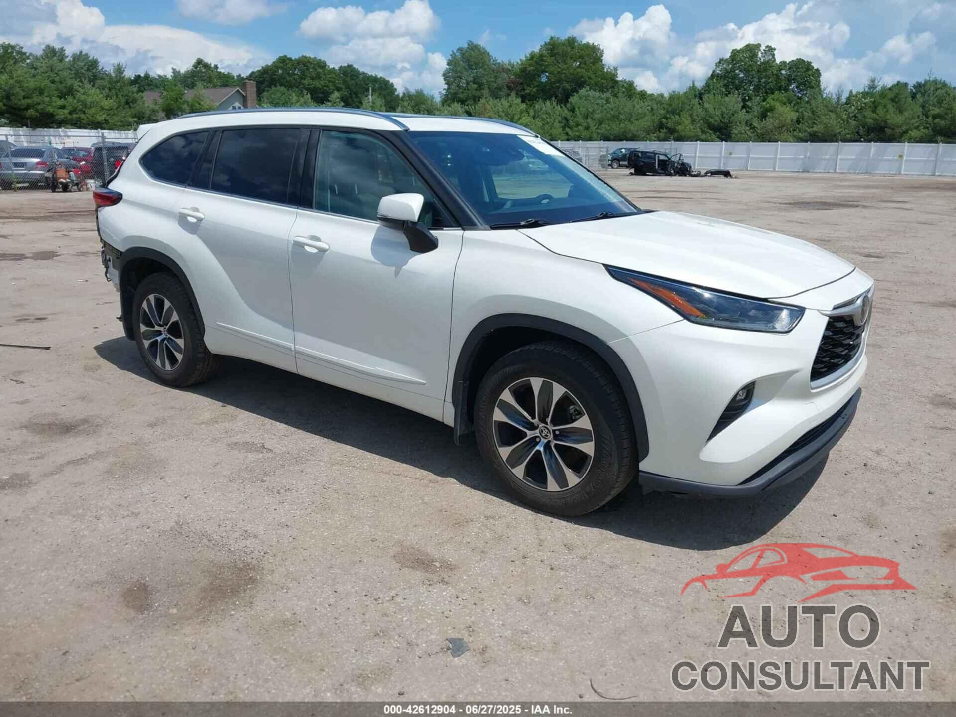 TOYOTA HIGHLANDER 2021 - 5TDGZRBH4MS540112