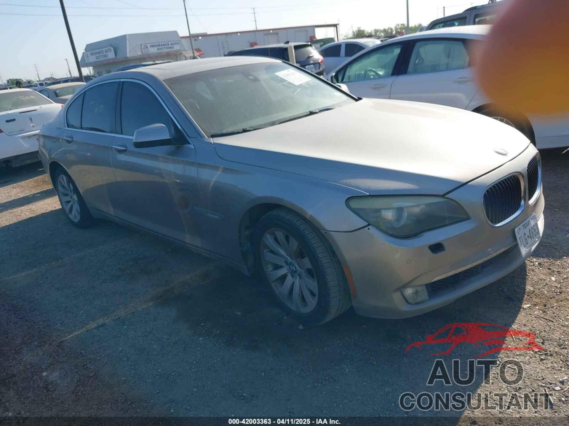 BMW 750I 2009 - WBAKA83599CY35258