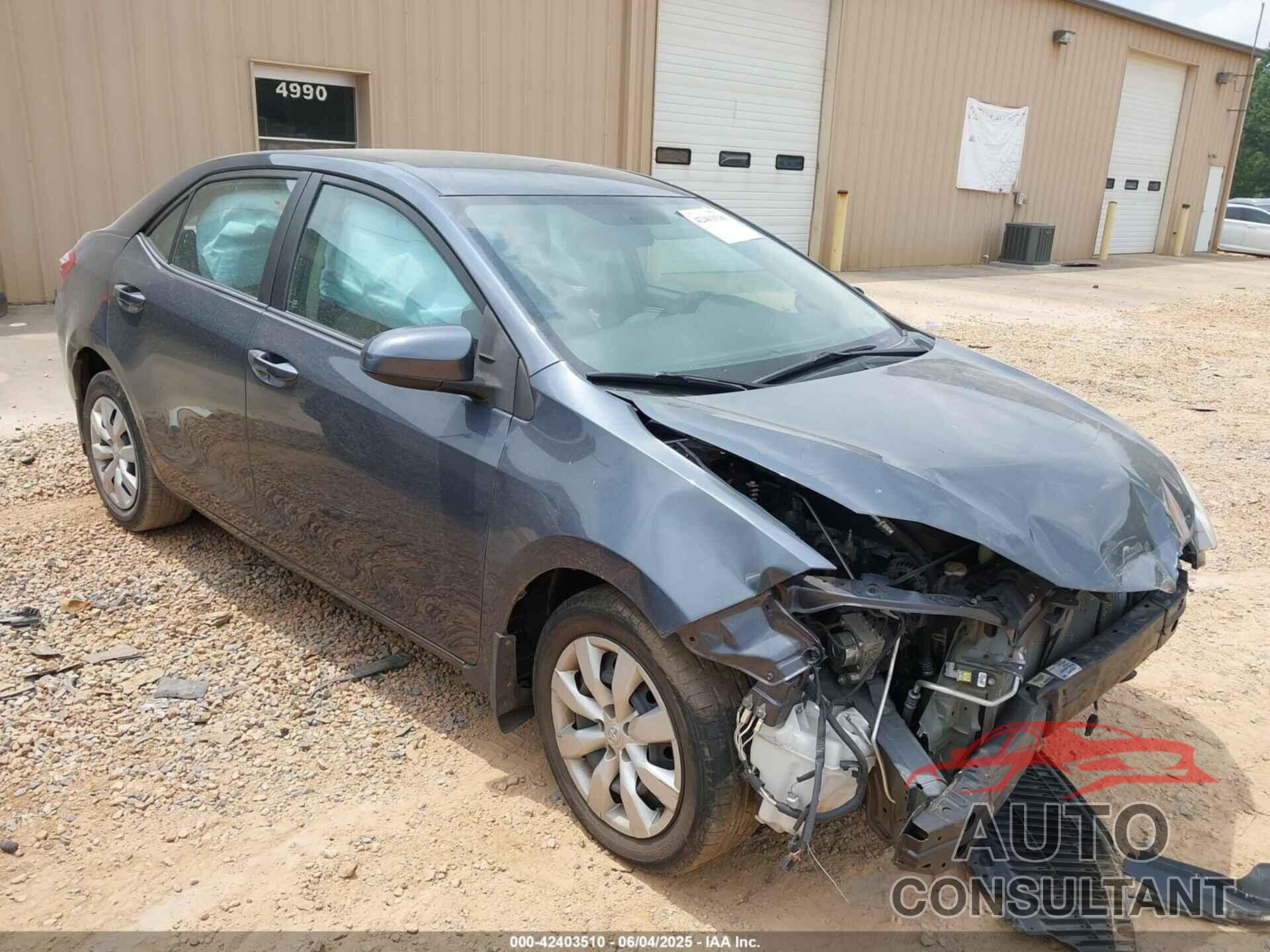 TOYOTA COROLLA 2016 - 5YFBURHE7GP554489