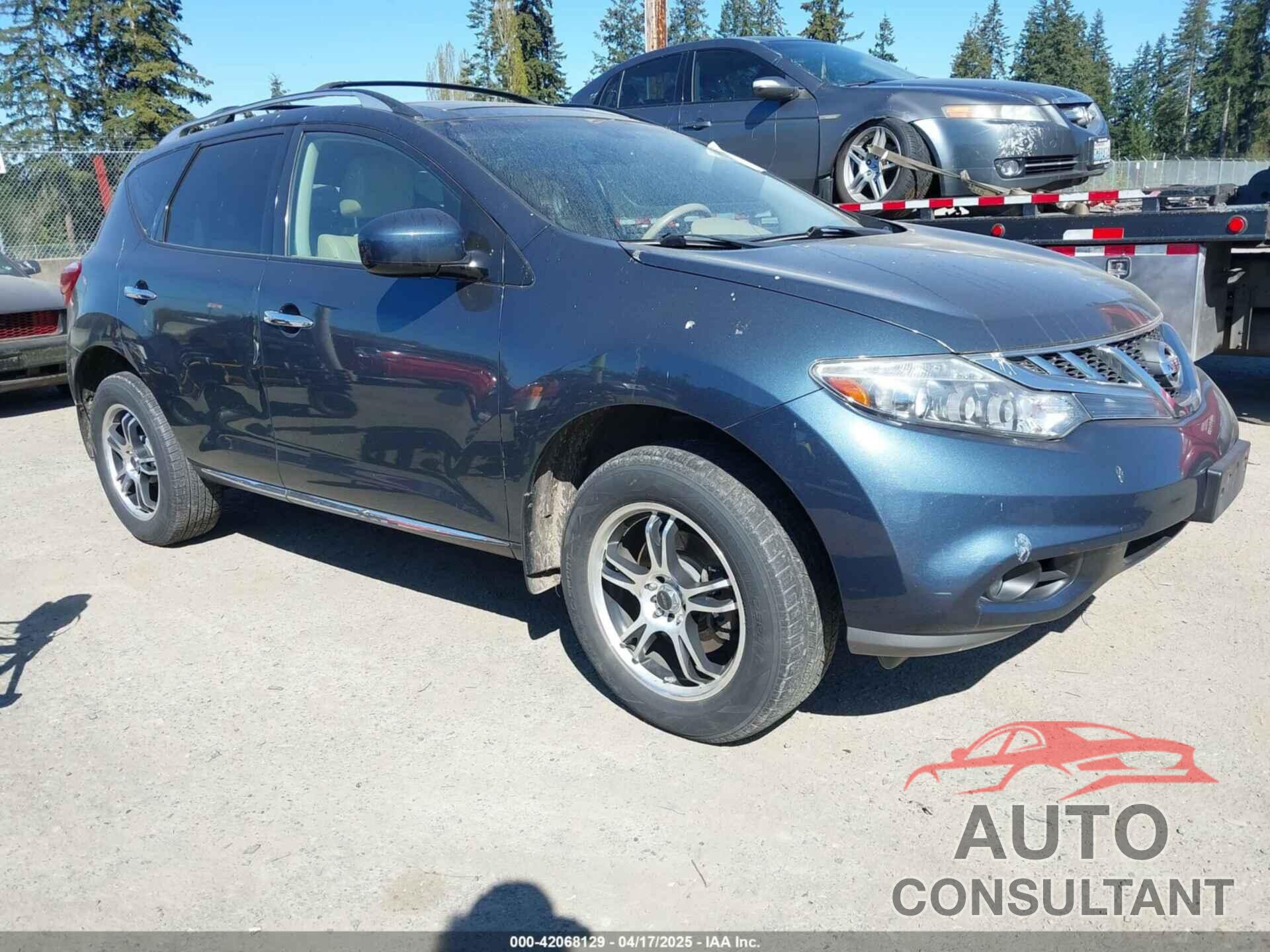 NISSAN MURANO 2012 - JN8AZ1MW2CW225251