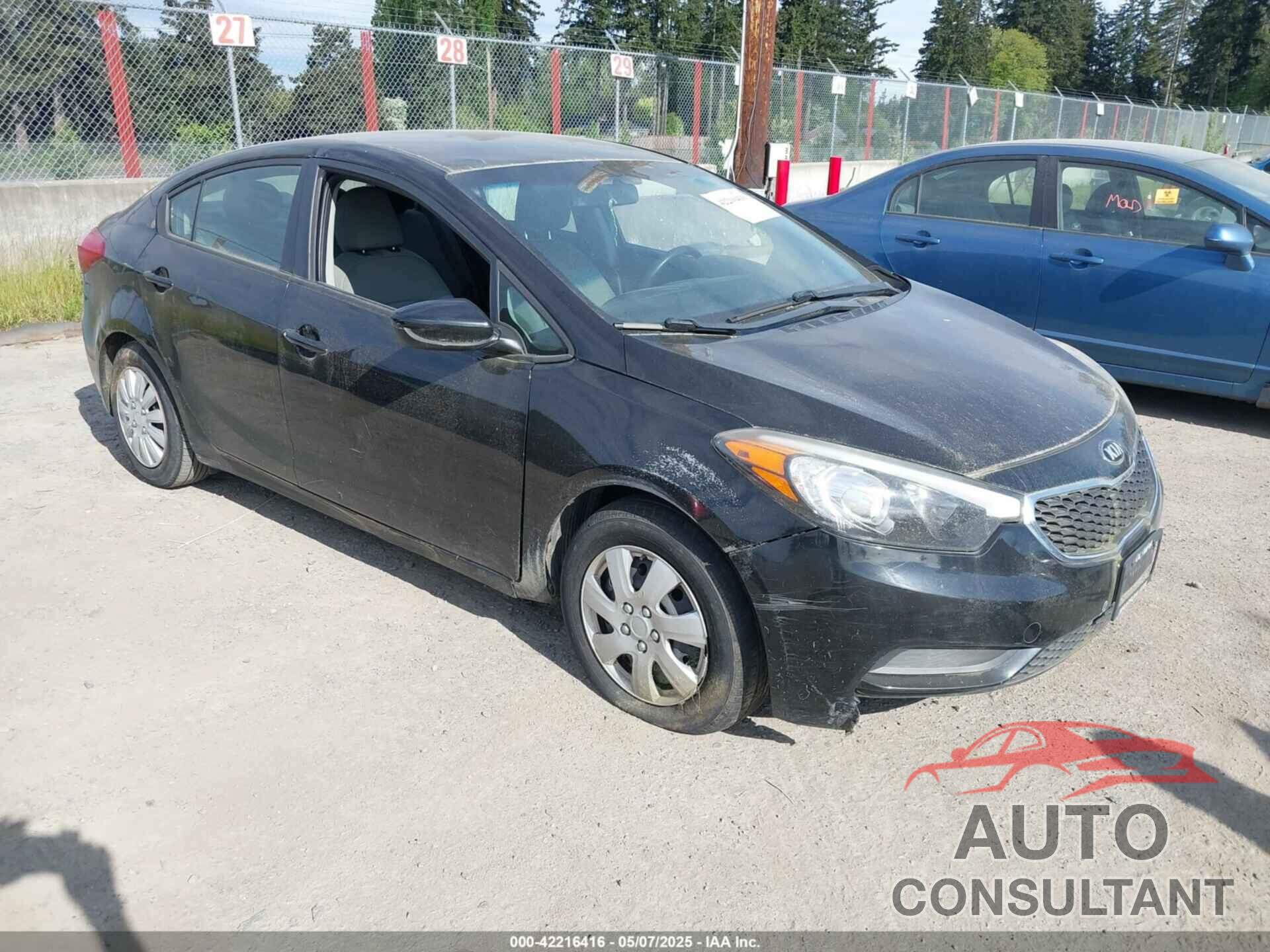 KIA FORTE 2015 - KNAFK4A6XF5424843