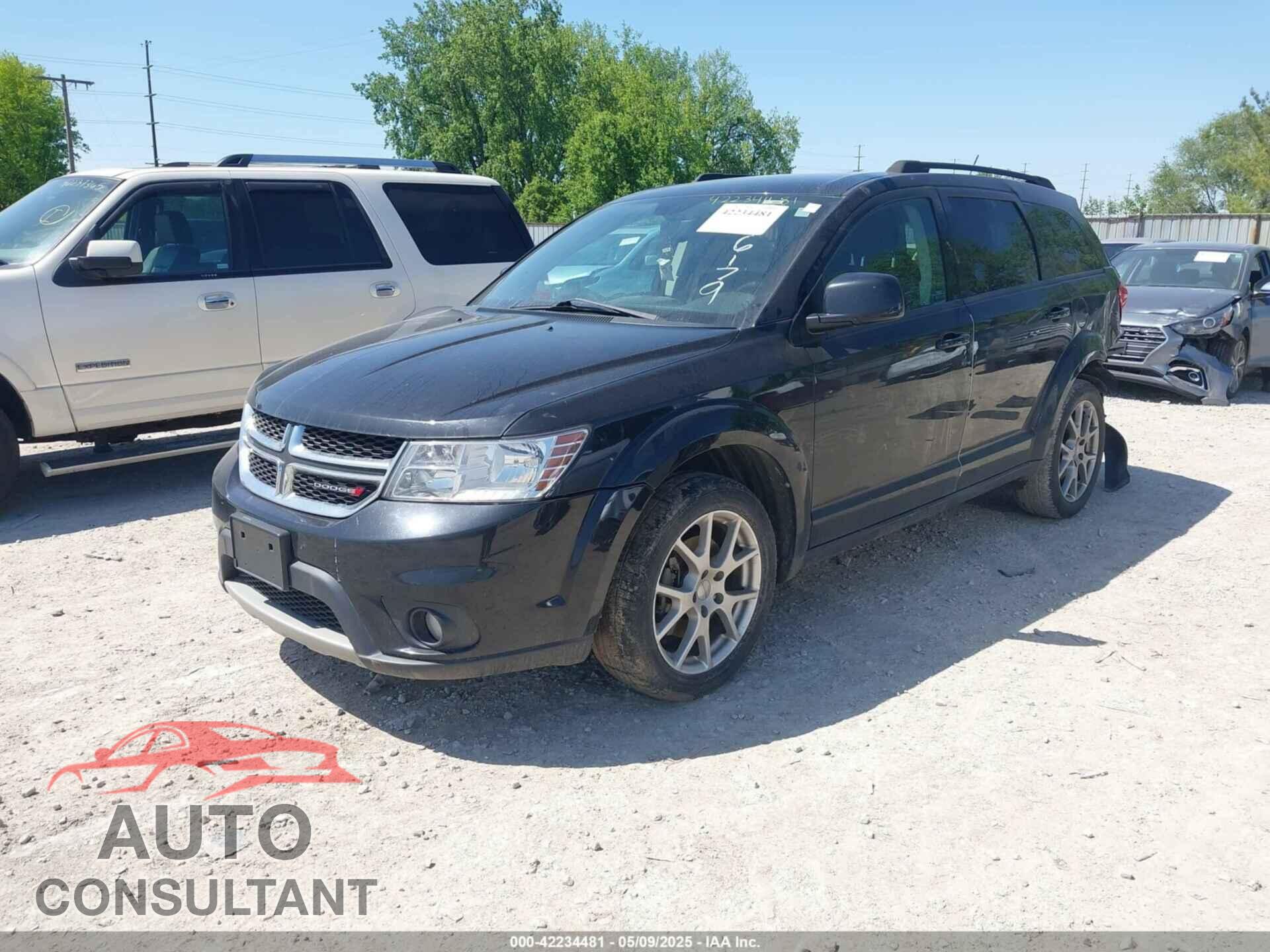DODGE JOURNEY 2014 - 3C4PDCBB8ET166179