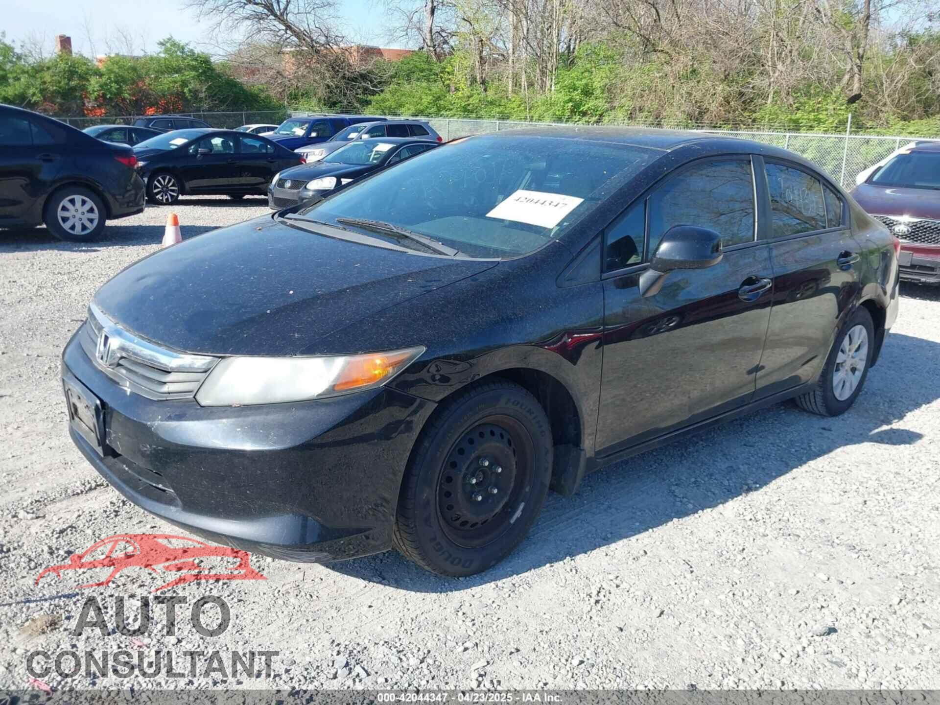 HONDA CIVIC 2012 - 19XFB2F56CE037357