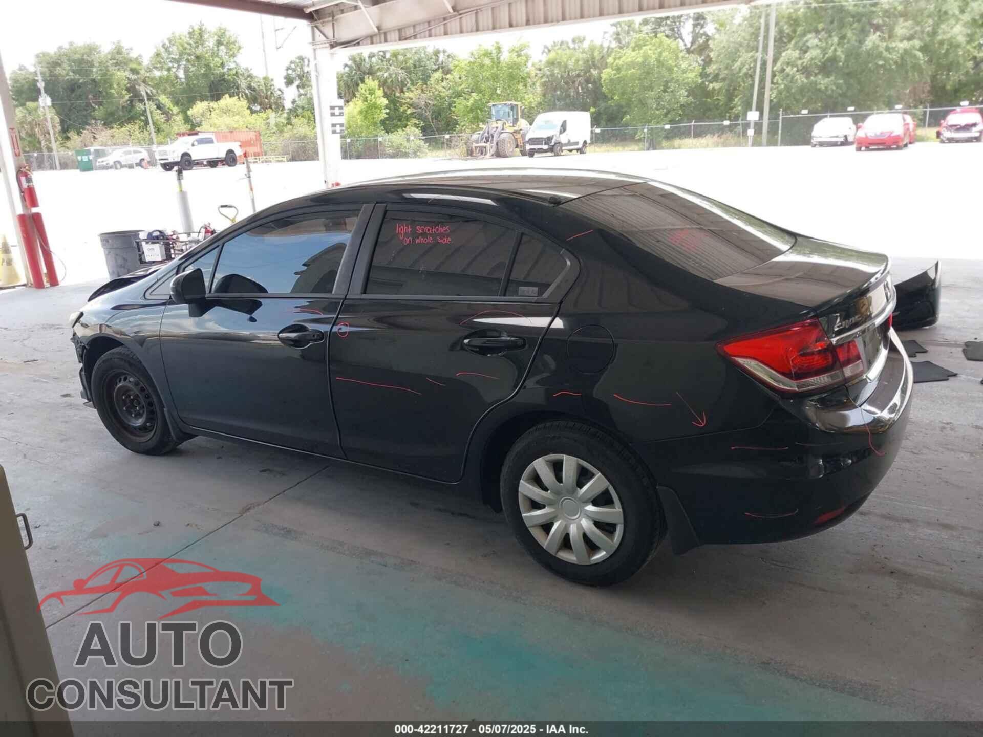 HONDA CIVIC 2014 - 19XFB2F54EE012153
