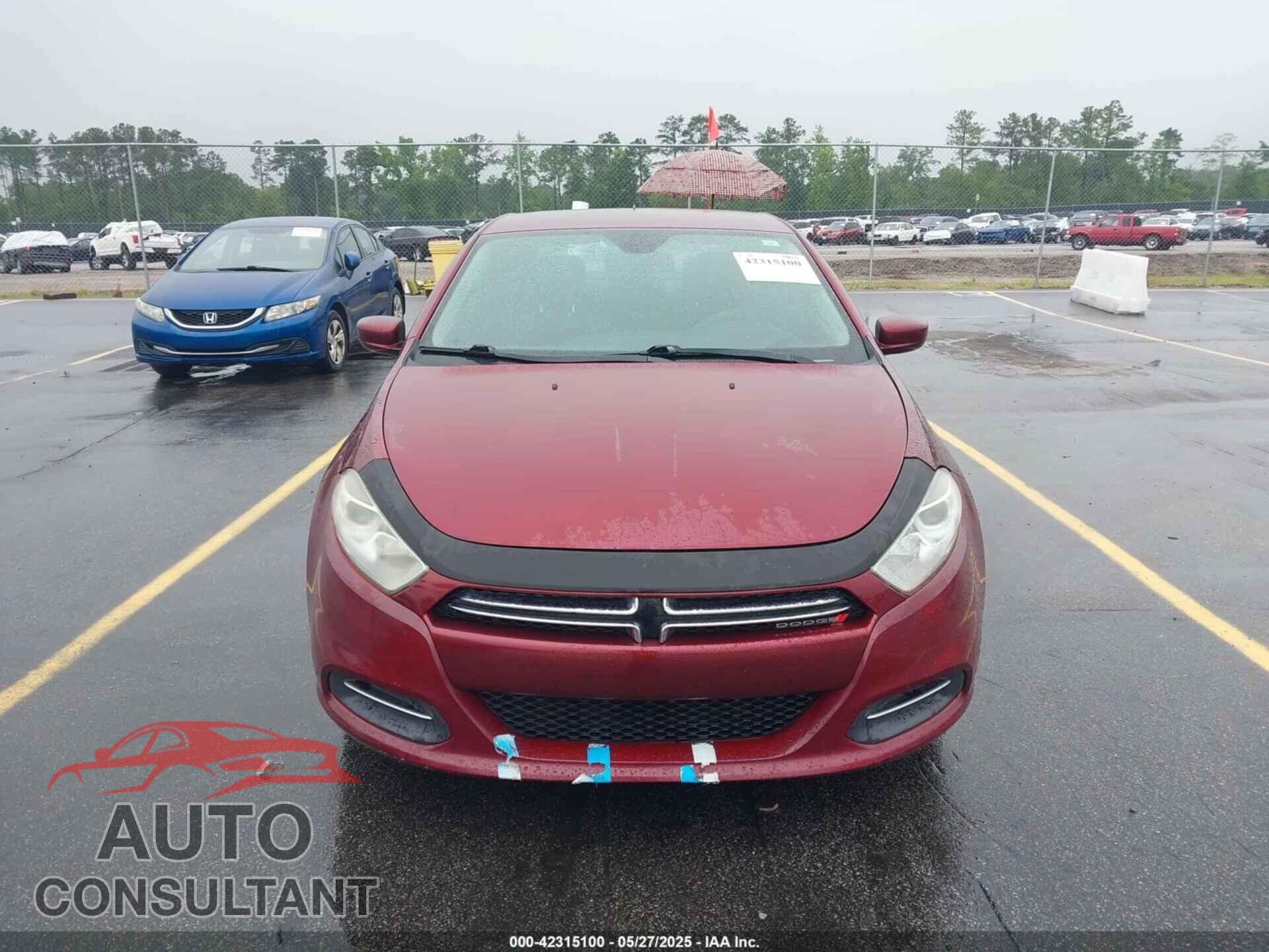 DODGE DART 2015 - 1C3CDFDHXFD345384